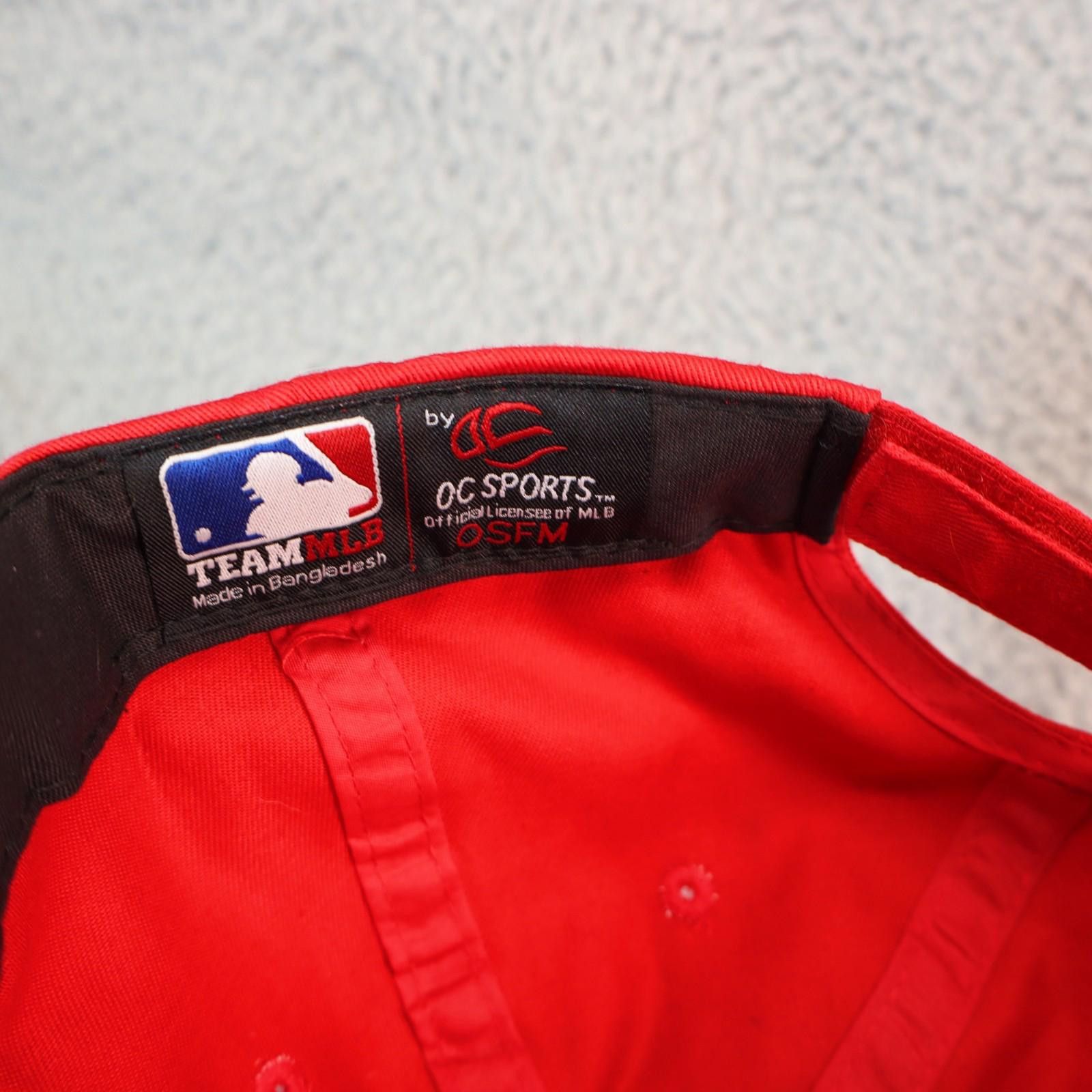 Other Vtg Atlanta Braves Hat Cap Strap Back Red MLB Script A Size ONE SIZE - 8 Thumbnail