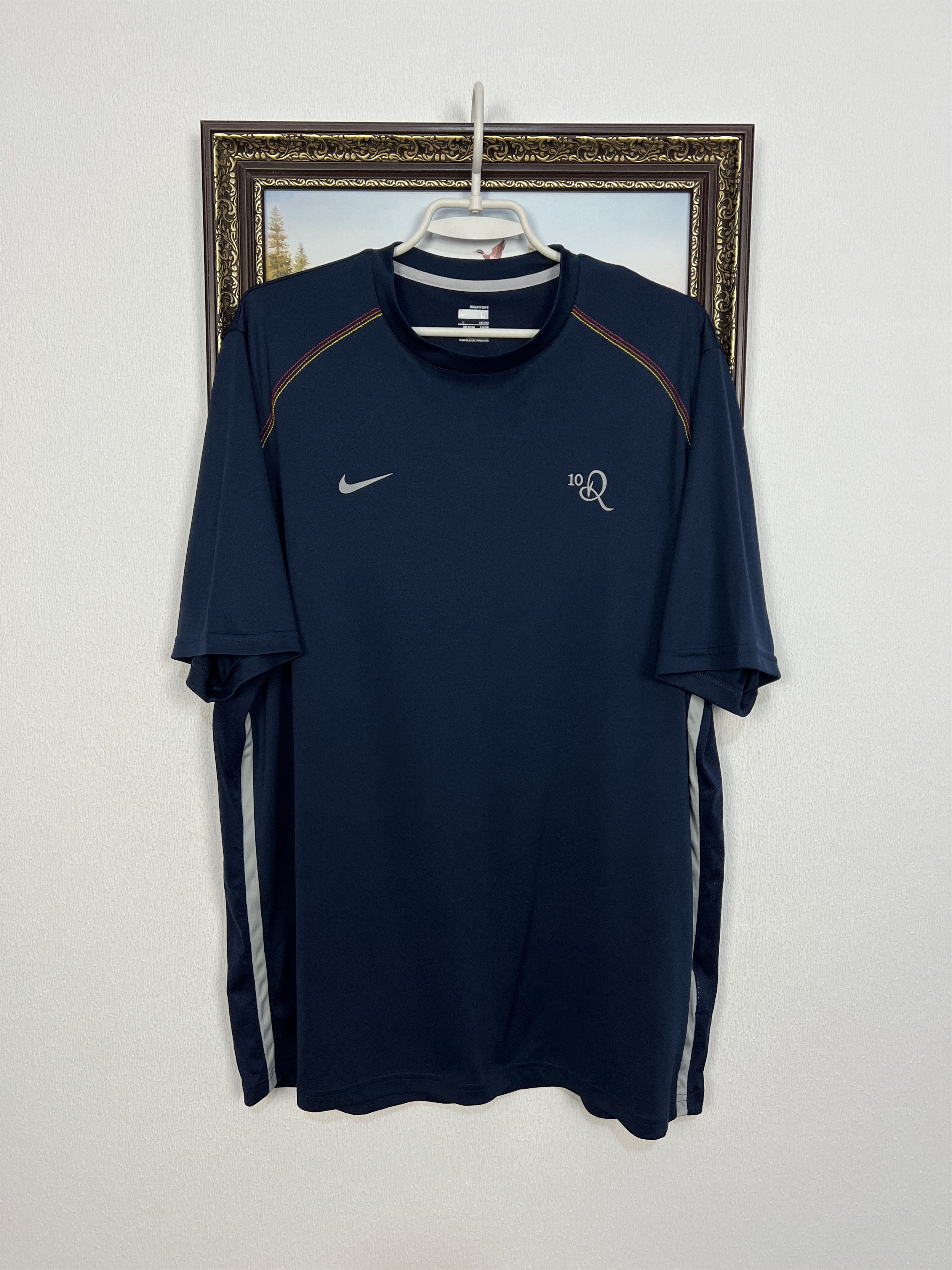 Nike R10 Ronaldinho Football Train Shirt Soccer Jersey Trikot Size US L / EU 52-54 / 3 - 1 Thumbnail