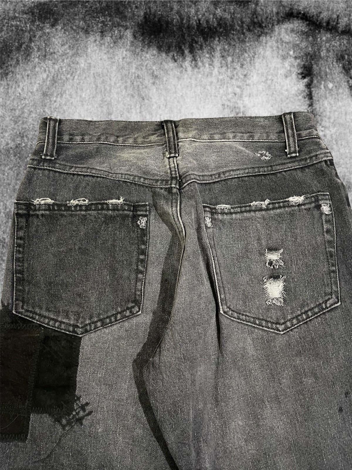 In The Attic In The Attic Patchwork Crush DistressedPunk Vkei Denim Jeans Size US 28 / EU 44 - 9 Thumbnail