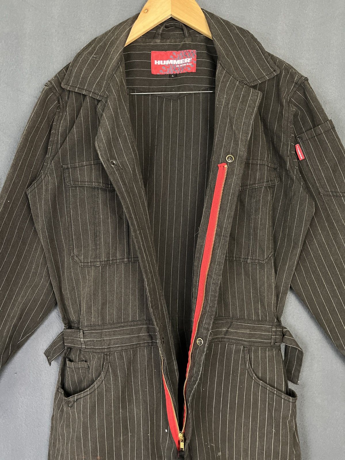 Vintage HUMMER STRIPES COVERALLS Size US 39 - 7 Thumbnail