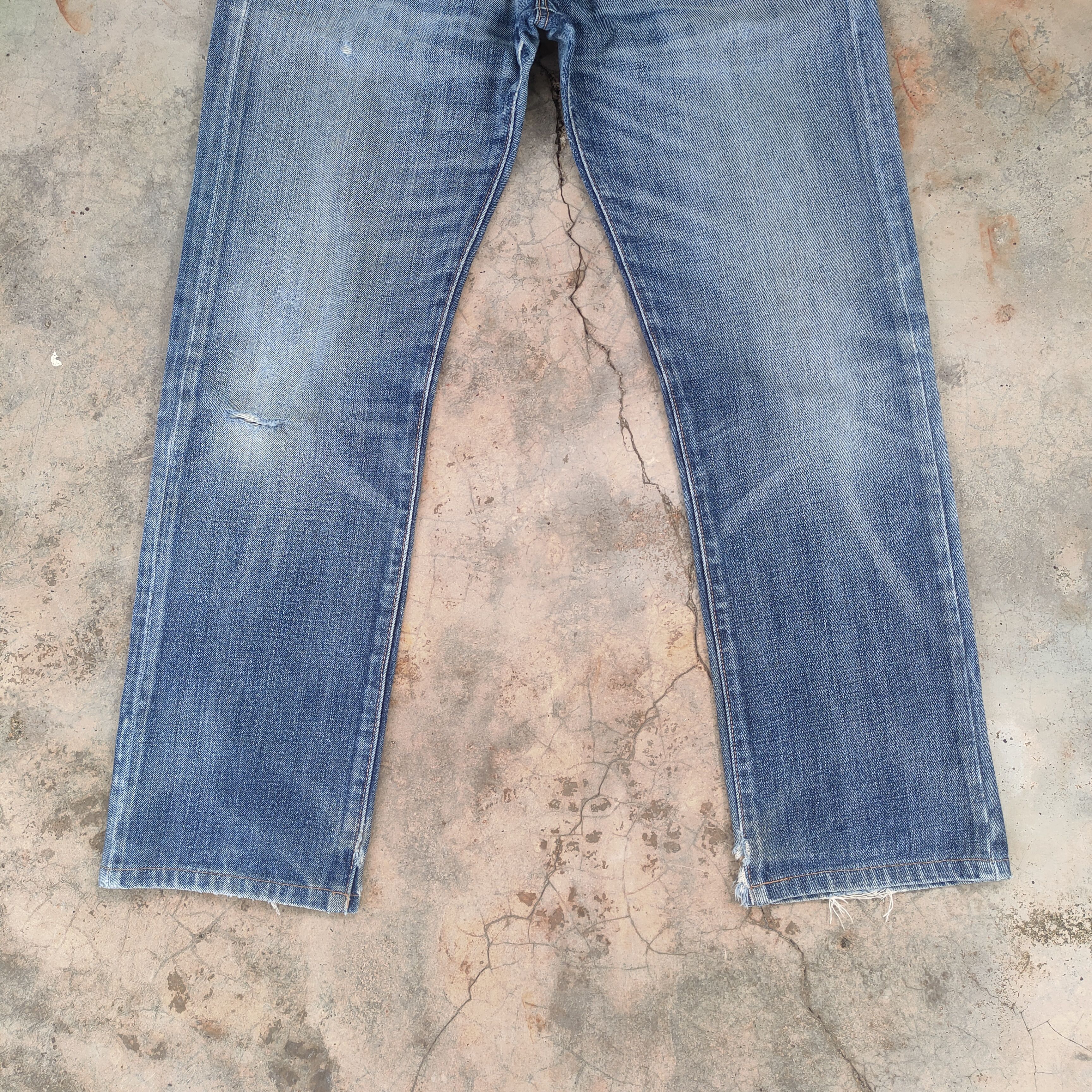 Levi's W32 LEVI'S 501 FADED DISTRESSED JEAN PANTS Size US 32 / EU 48 - 5 Thumbnail