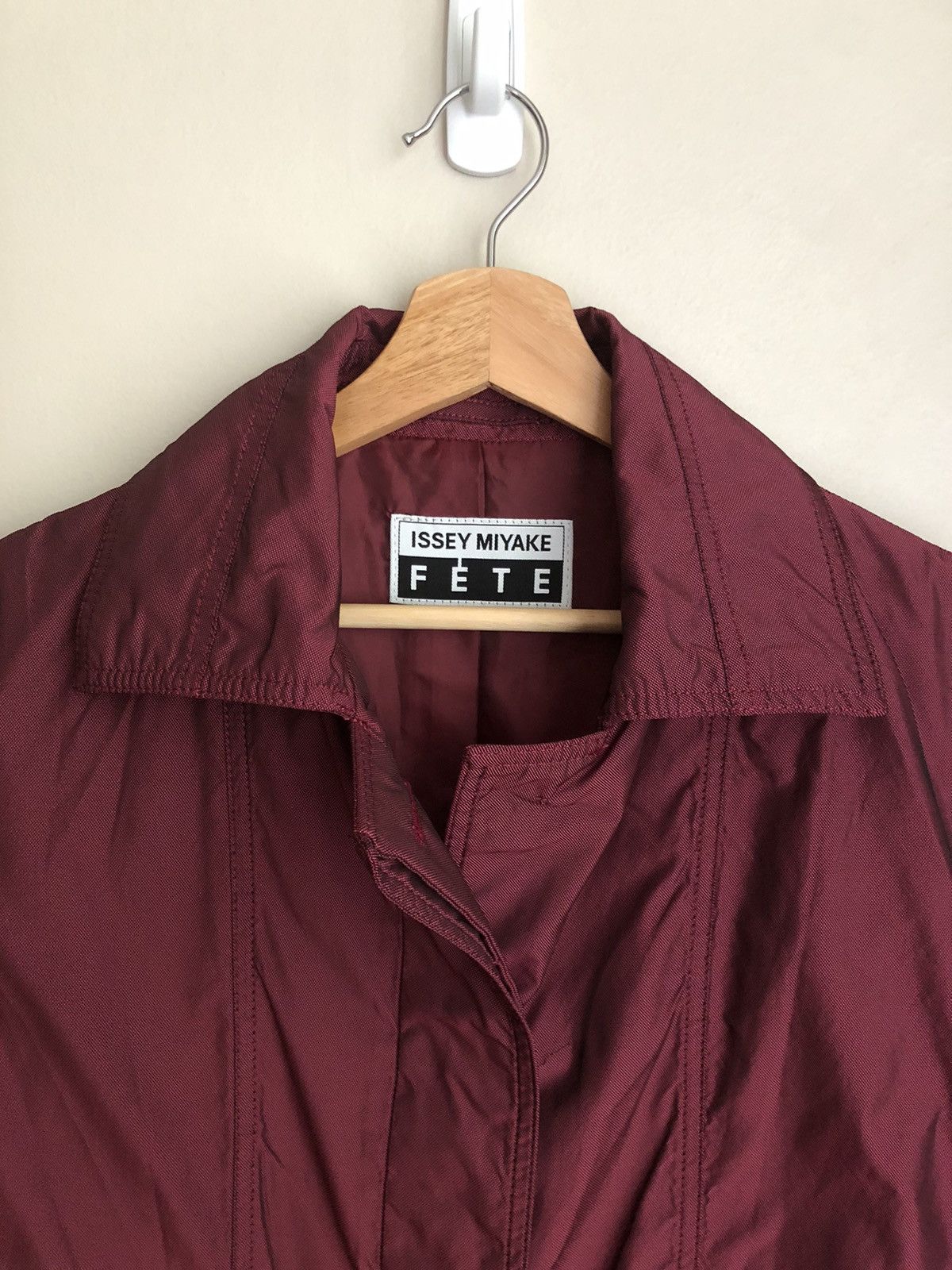 Issey Miyake Fete Vintage Crushed Nylon Jacket
