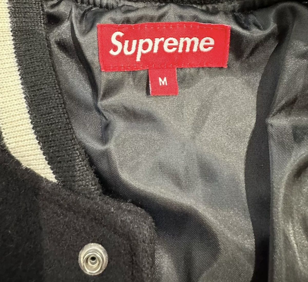 Playboy × Supreme Supreme playboy varsity jacket black Size US M / EU 48-50 / 2 - 5 Thumbnail