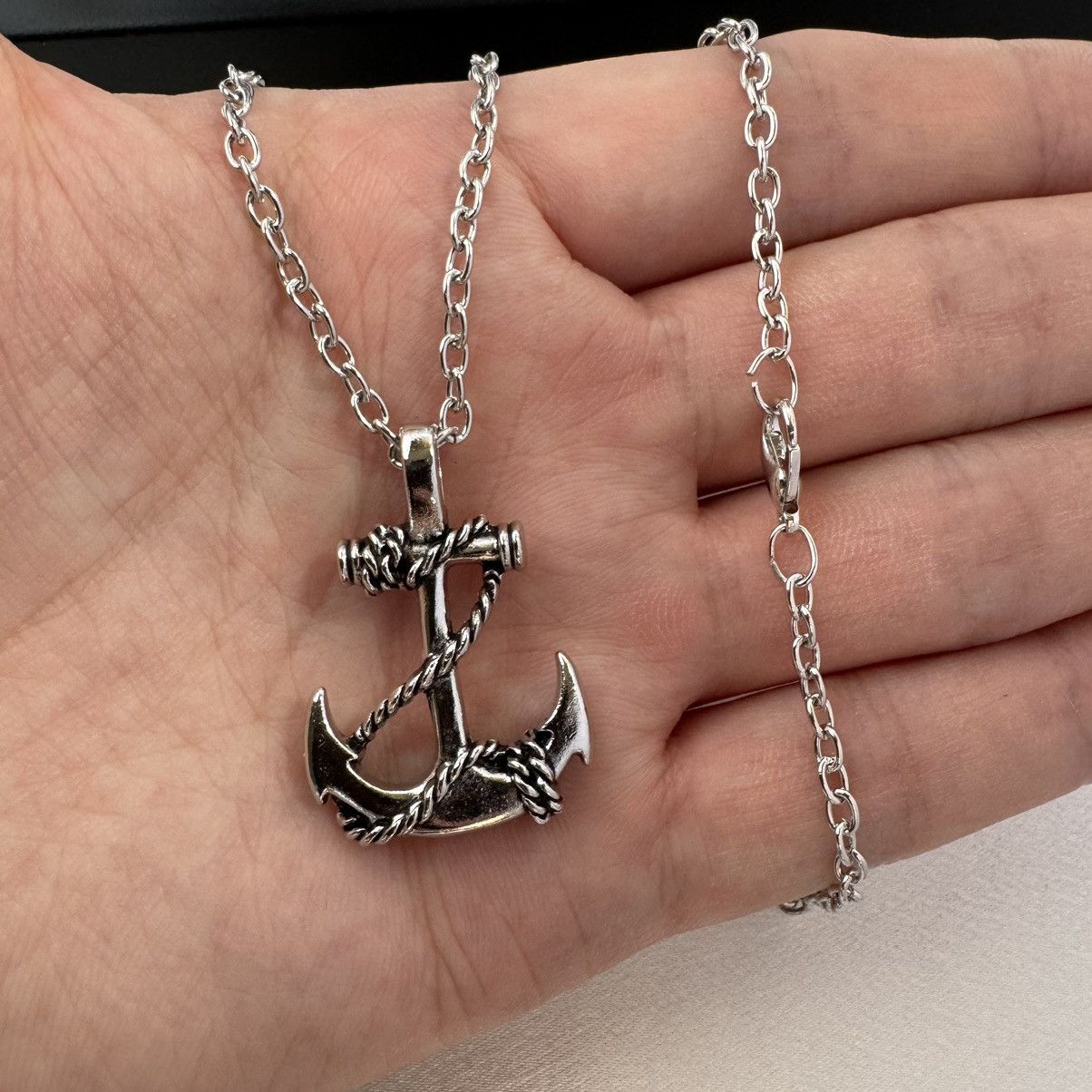 Other Anchor Pendant Necklace for Men Women,Hip Hop Unisex Style Size ONE SIZE - 4 Thumbnail