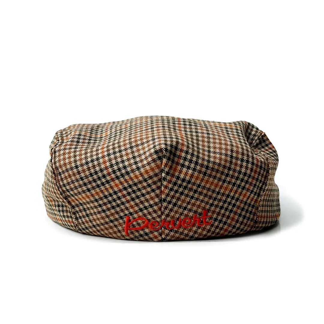 image of Made In USA x Pervert 90's Vintage OG Brand Logo Newsboy Beret Cap Hat Usa in Light Tartan Millerai