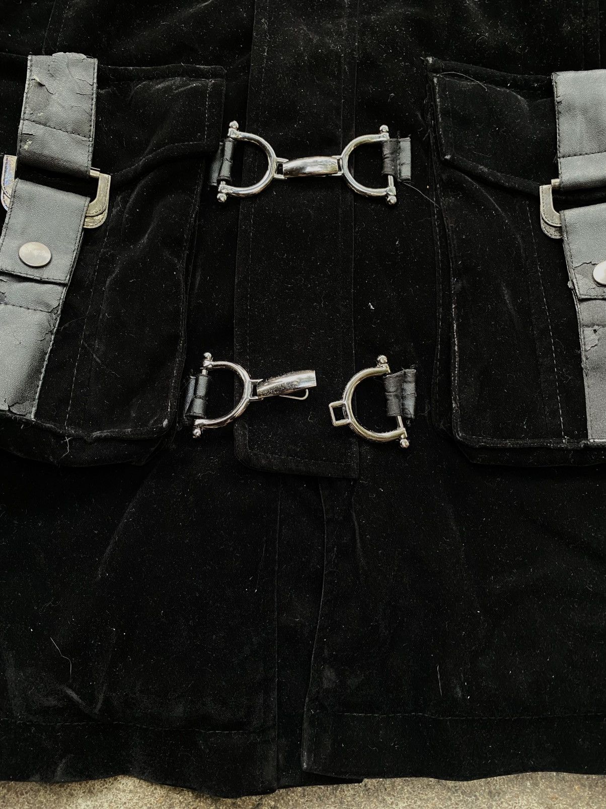 If Six Was Nine JAPANESE BRAND FUR JACKET PUNK GOTHIC BY AUTHENTIC Size US M / EU 48-50 / 2 - 9 Thumbnail