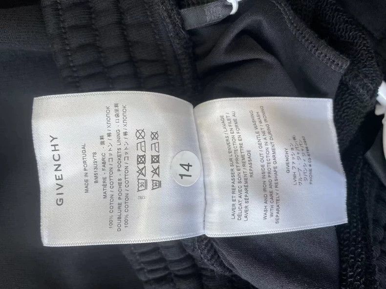 Givenchy Givenchy SizeL Men's Black Sweatpants, Size 14 Size US 29 - 4 Thumbnail