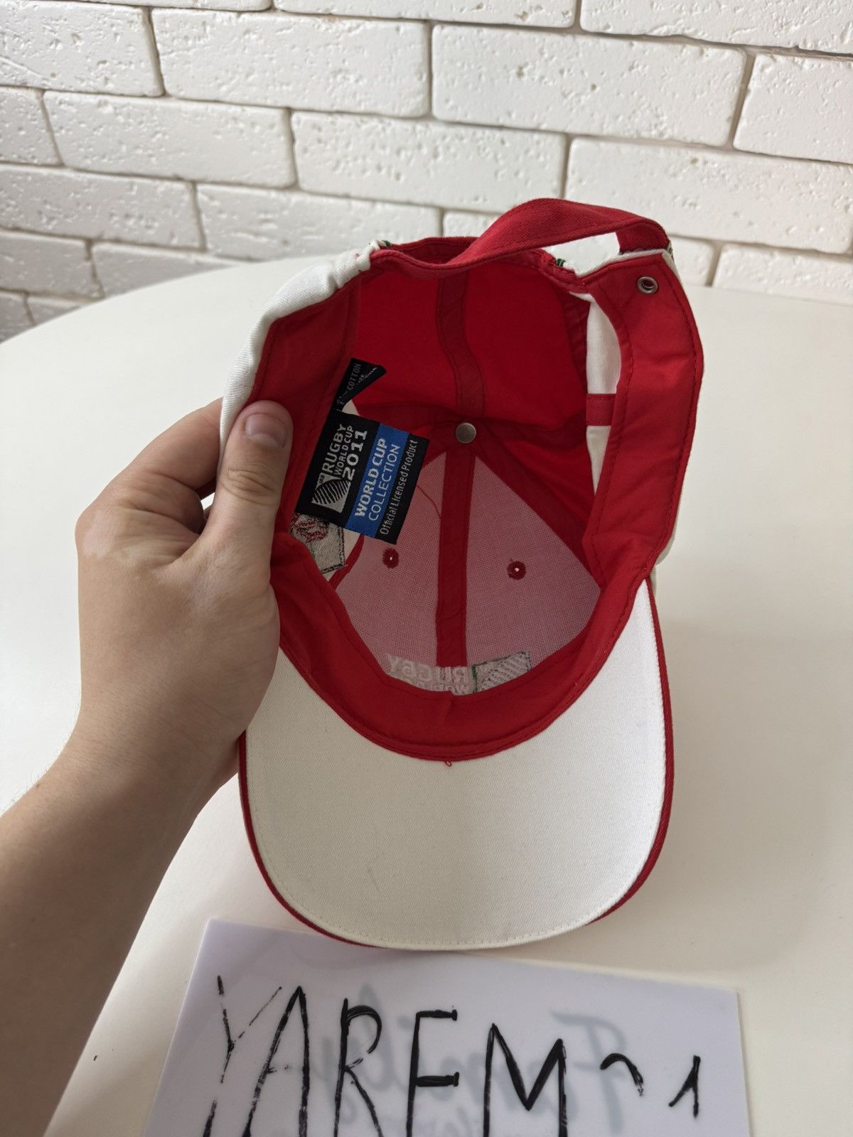 Vintage Rugby World Cup 2011 vintage cap hat Size ONE SIZE - 5 Thumbnail