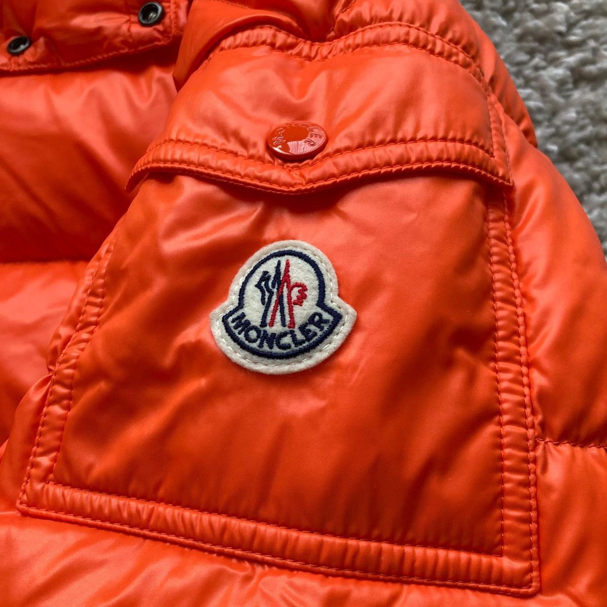 Moncler Moncler MAYA jacket outerwear size 5 ORANGE down vest Size US XL / EU 56 / 4 - 5 Thumbnail