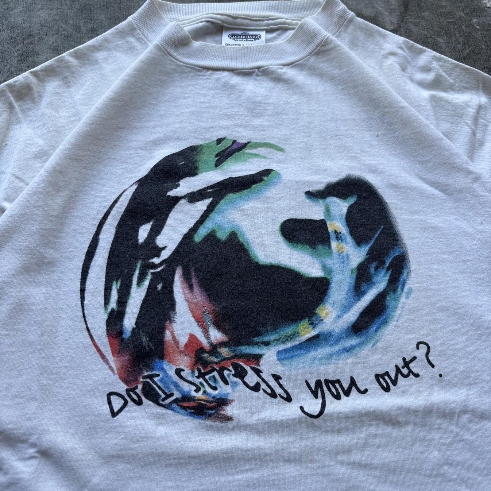 Band Tees Vintage 90s Rare Alanis Morissette Do I Stress You Out Shirt Size US XL / EU 56 / 4 - 5 Thumbnail