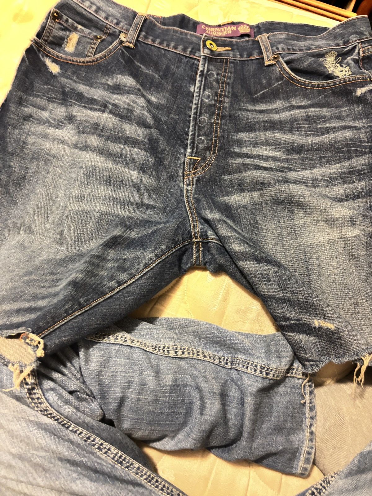 Christian Audigier × Ed Hardy × Vintage Panther denim Size US 42 / EU 58 - 6 Thumbnail