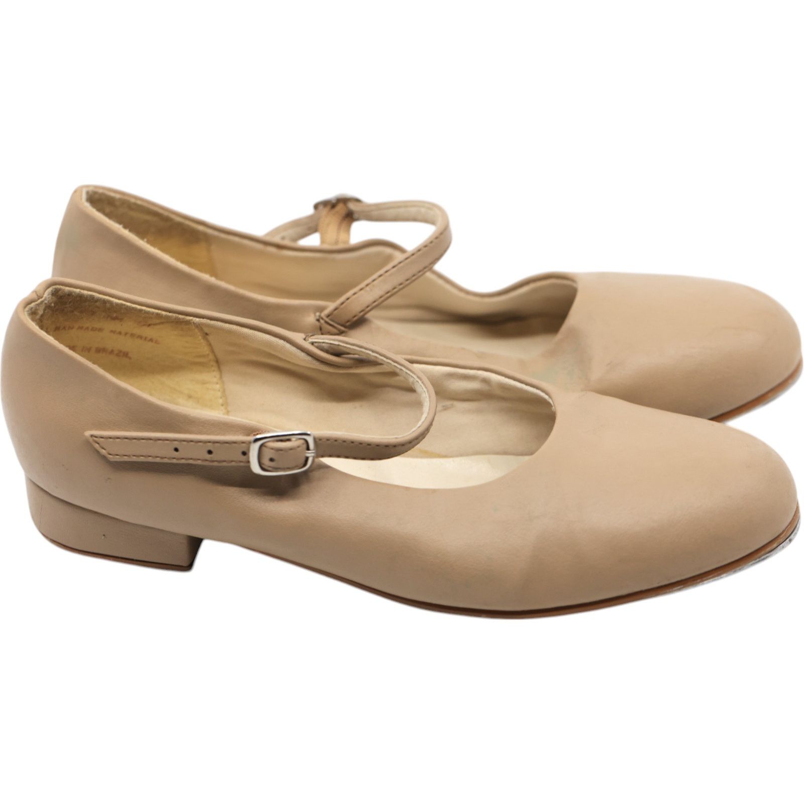 Staatsballett Award Tan Ballet Dance Shoes Size 5 NM w/ Plated Soles Size US 5 / IT 35 - 4 Thumbnail