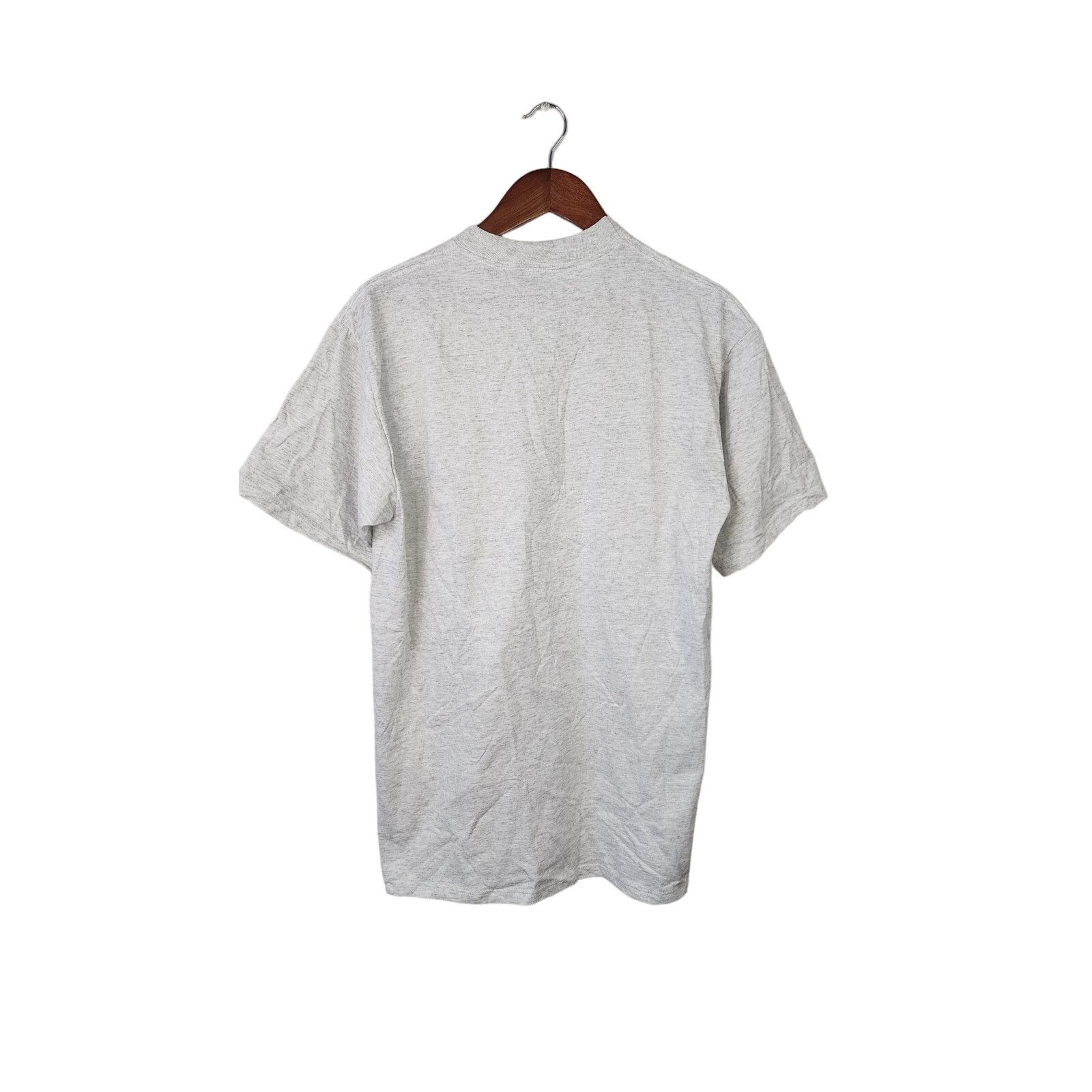 Jerzees Vintage Longhorn Shirt Cow Head Gray Cow T-shirt VTG Large Size US L / EU 52-54 / 3 - 6 Thumbnail