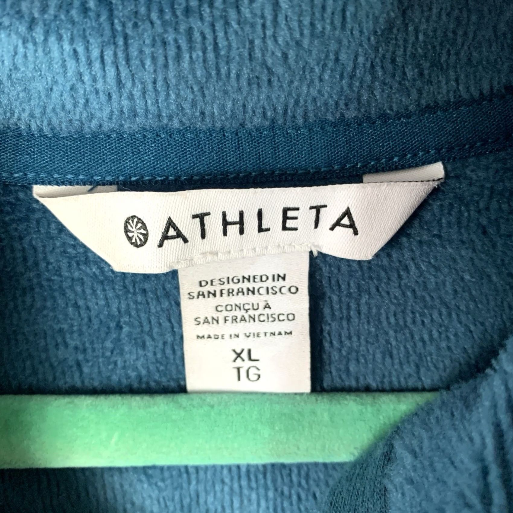 Athleta Athleta Sweatshirt Womens XL Blue Cozy Karma Asym Pullover Tunic Y2K Gorpcore Size XL / US 12-14 / IT 48-50 - 3 Thumbnail
