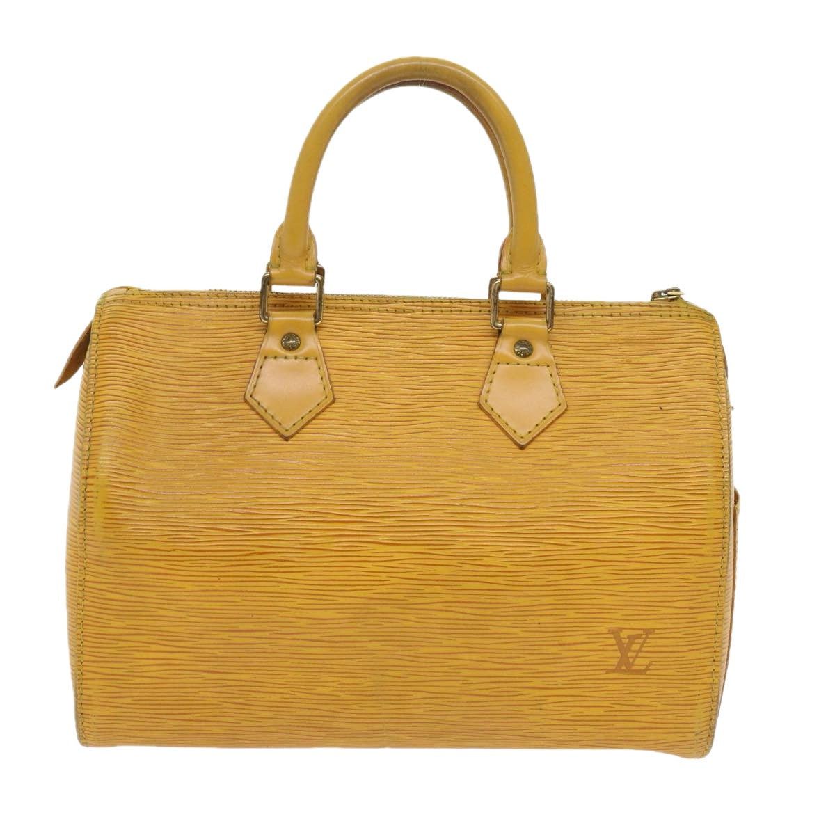 image of Louis Vuitton Speedy 25 Handbag in Yellow, Women's