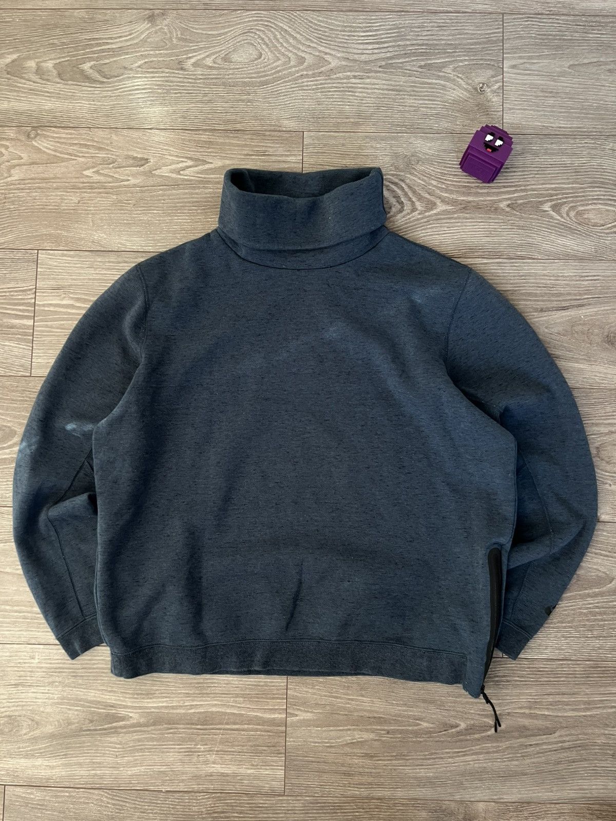 Nike Nike Tech Fleece Blue Ninja Neck Style Regular Sweatshirt Size XL / US 12-14 / IT 48-50 - 10 Thumbnail