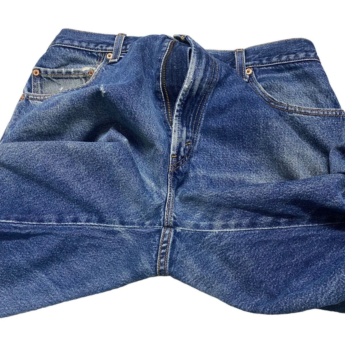 Levi's Vintage Levis 517 Bootcut Distressed Jeans Size US 34 / EU 50 - 17 Thumbnail