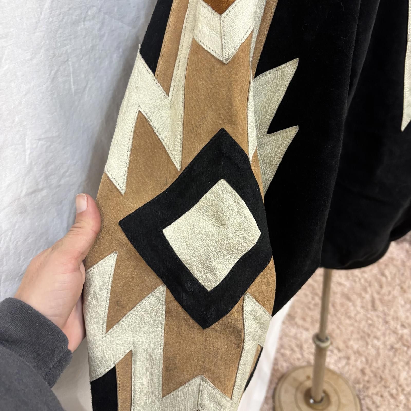 Other Vtg 90s Southwestern style suede leather mens jacket sz XL Size US XL / EU 56 / 4 - 4 Thumbnail