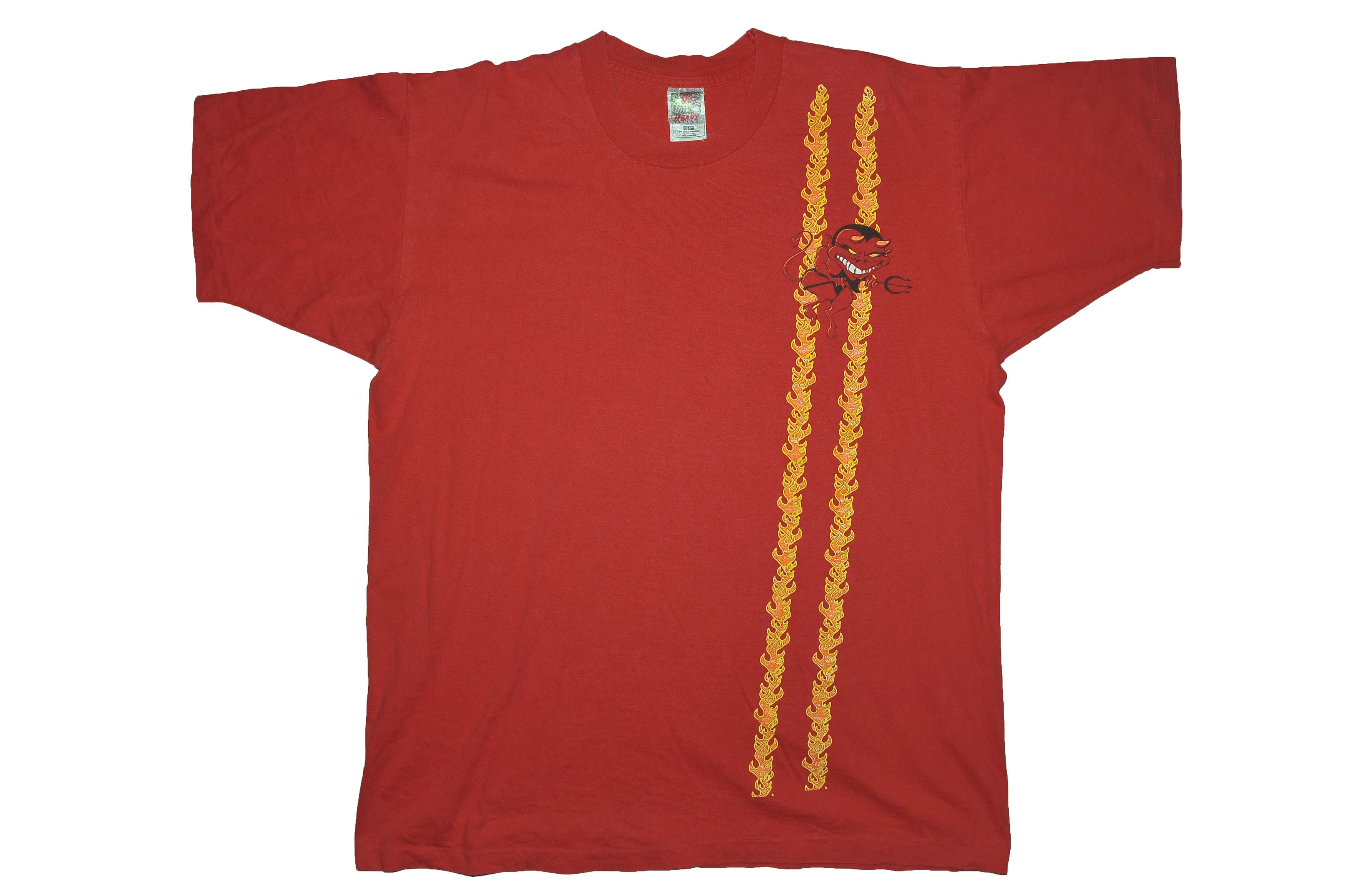 Fruit Of The Loom Vintage 90s Devil T-shirt Size US XL / EU 56 / 4 - 1 Thumbnail