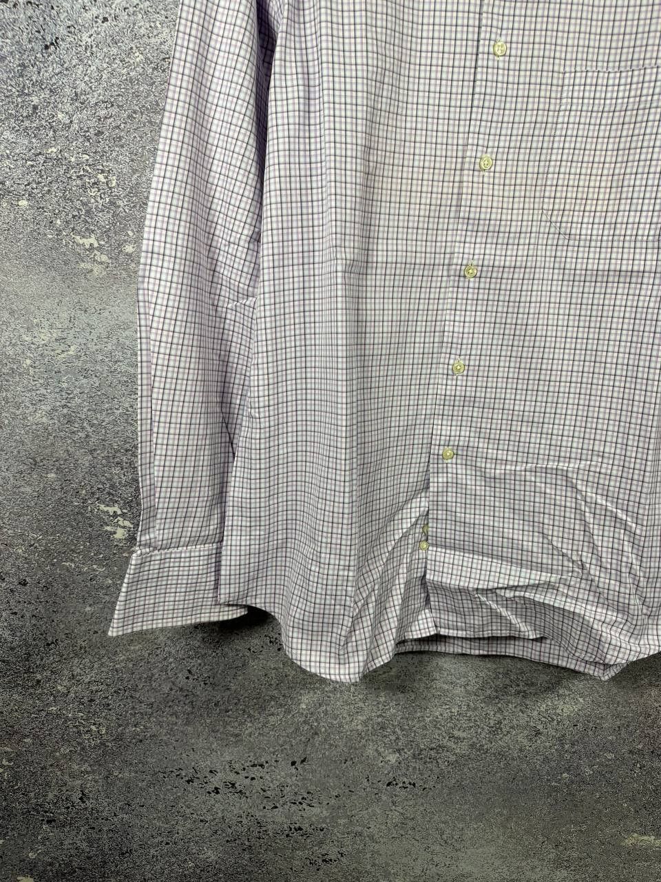 Designer × Japanese Brand × Vintage Xacus Button Shirt Made Italy Men's XL Check Collar Size US XL / EU 56 / 4 - 3 Thumbnail