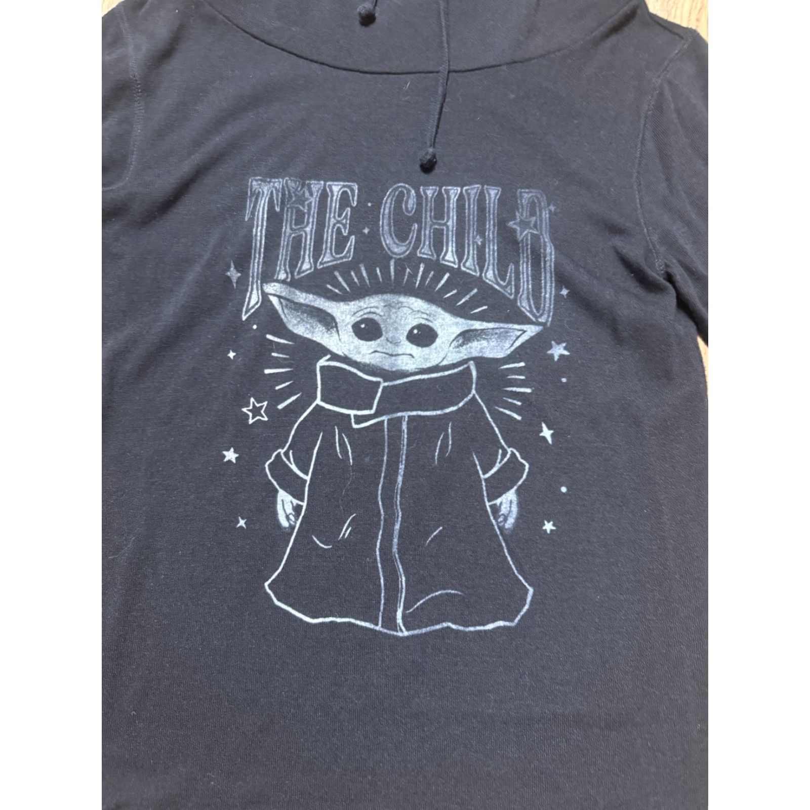 Star Wars VINTAGE Star Wars Shirt Womens Small Long Sleeve Turtleneck Black Yoda "The Child" Size S / US 4 / IT 40 - 5 Thumbnail