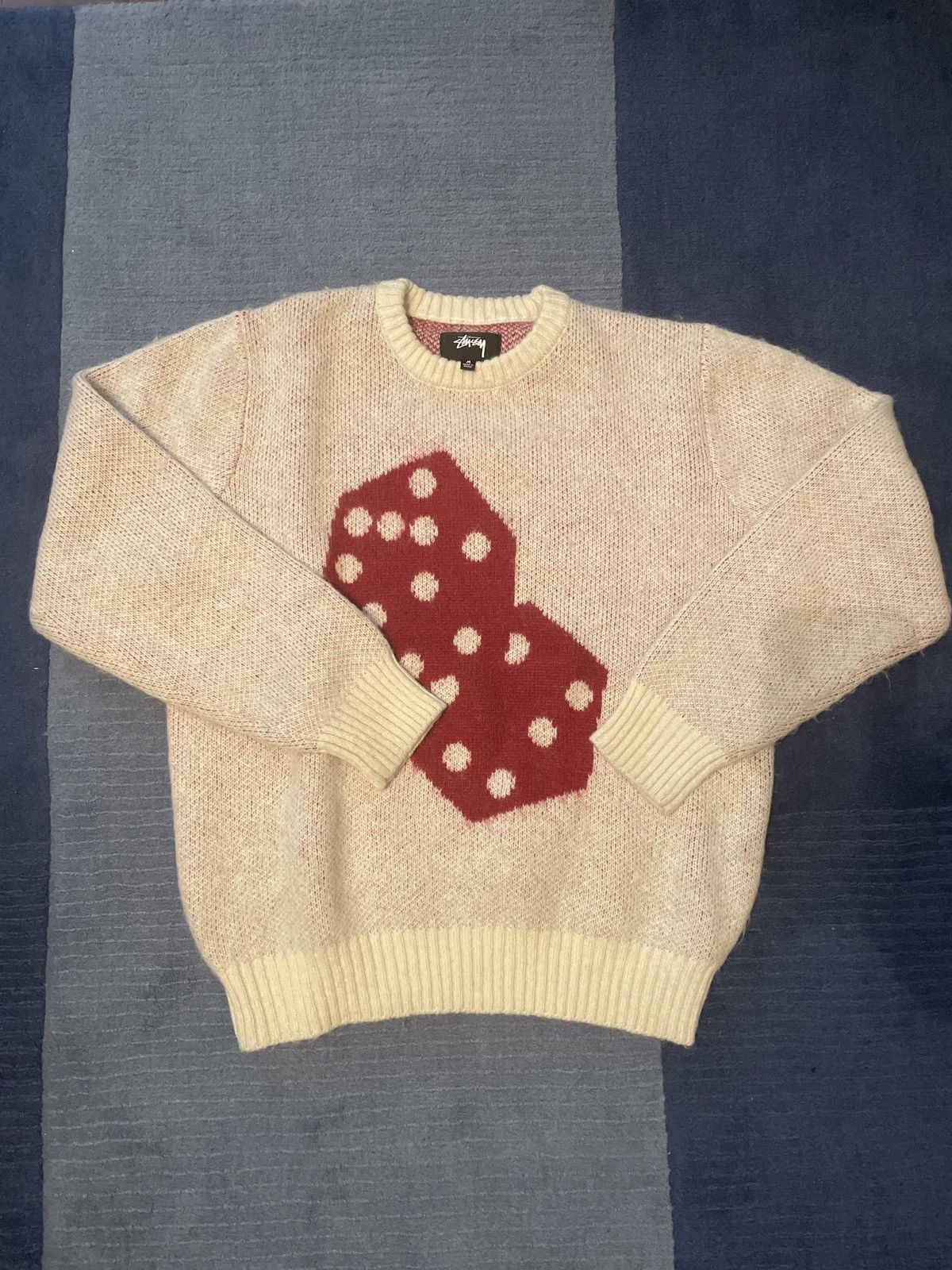 Stussy Dice Mohair Sweater | Grailed