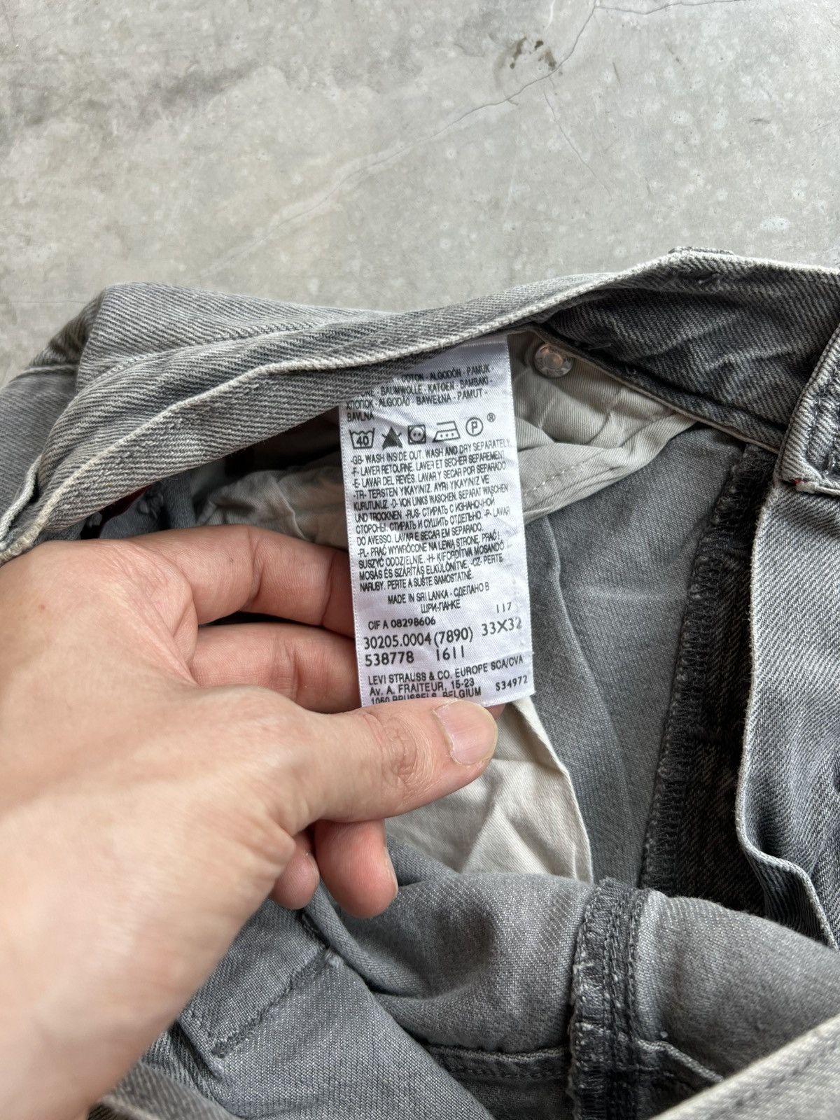 Levi's Levis Engineered Jeans Buckle Back Tag W33 Actual 33x30.5 Size US 33 - 8 Thumbnail