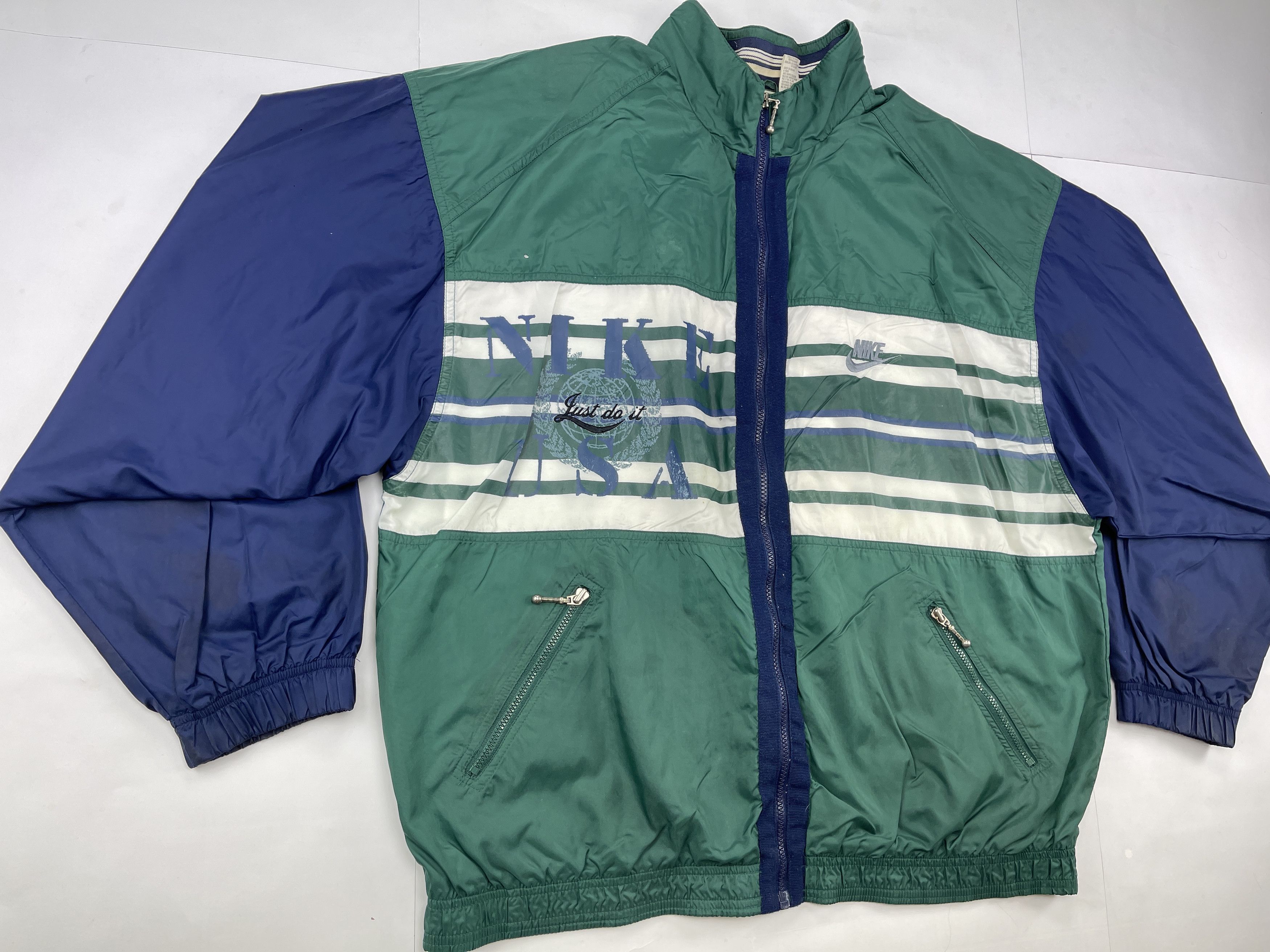 Nike Nike jacket, vintage track top, 90s skater 1990s Y2K XL Size US XL / EU 56 / 4 - 9 Thumbnail