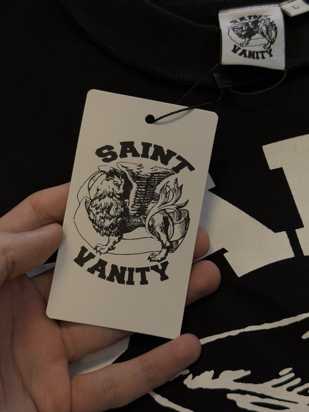 Saint Vanity Saint Vanity Black White Griffins Tee Size L (NEW) Size US L / EU 52-54 / 3 - 6 Thumbnail
