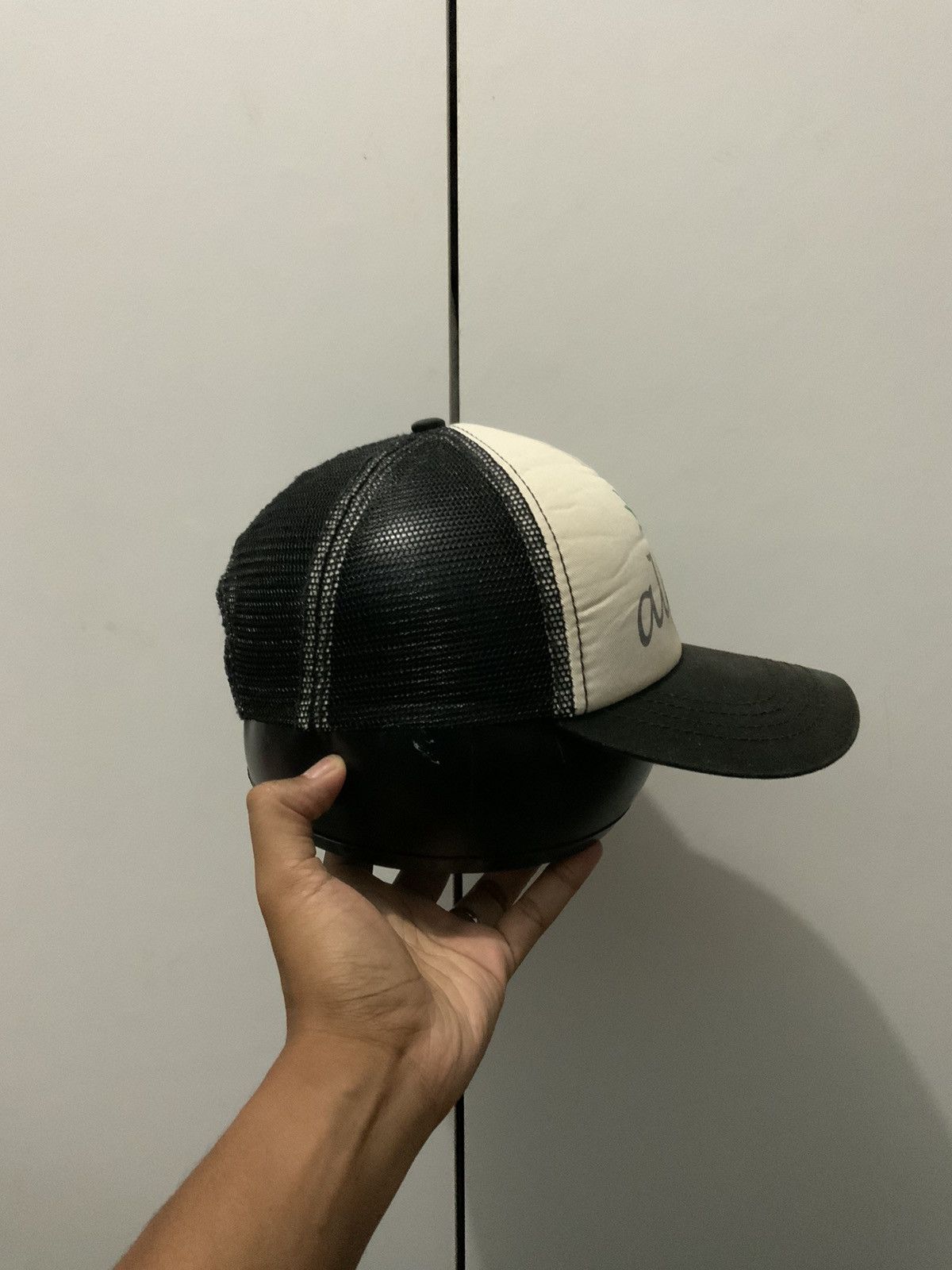 If Six Was Nine Aloha Hawaii Faded Black Trucker Hat Size ONE SIZE - 4 Thumbnail