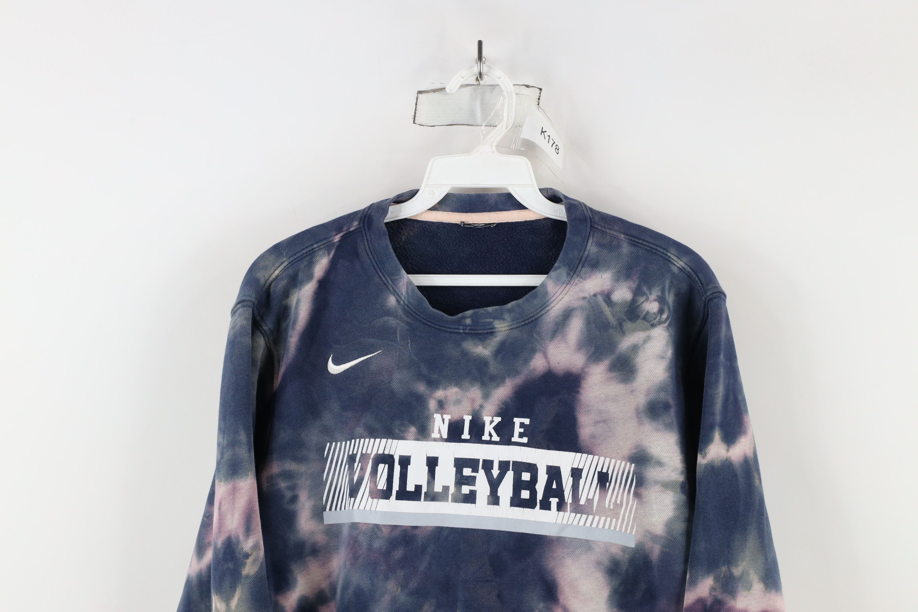 Nike × Vintage Vintage Nike Volleyball Acid Wash Crewneck Sweatshirt Size M / US 6-8 / IT 42-44 - 2 Thumbnail