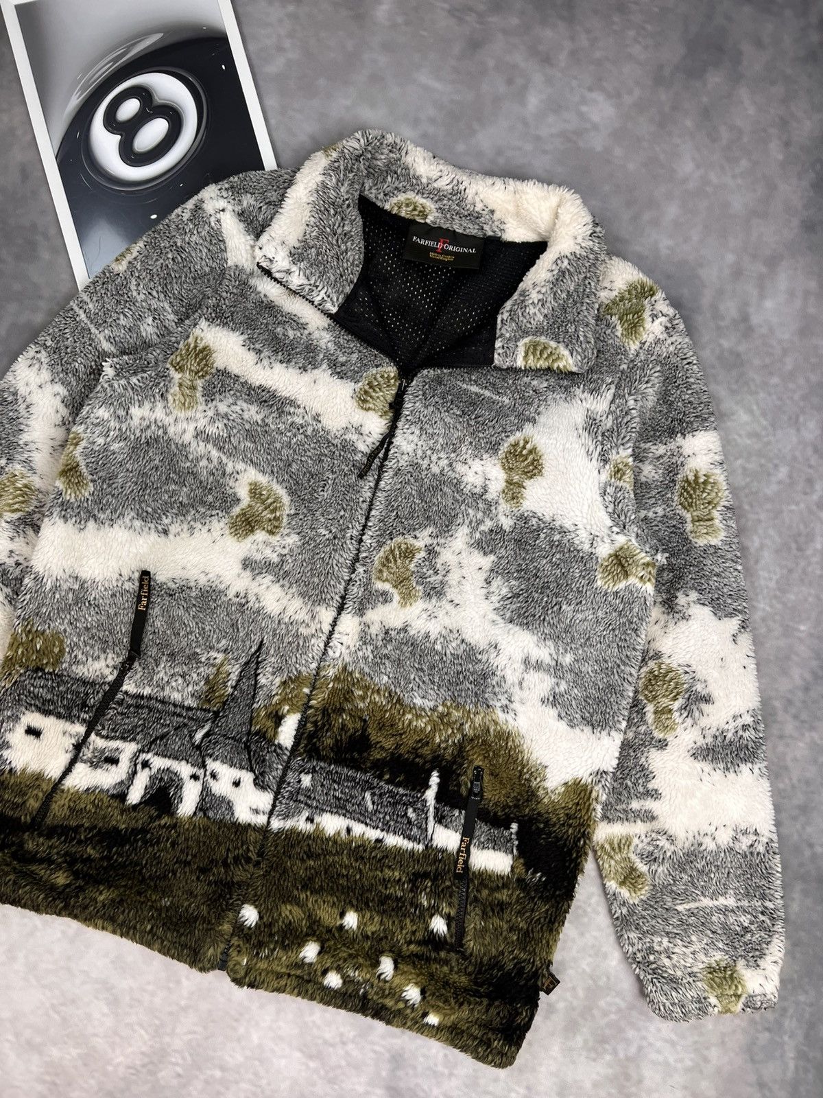 Other Vintage Farfield Fleece UK Jacket Landscape Print Size M Size US M / EU 48-50 / 2 - 1 Thumbnail