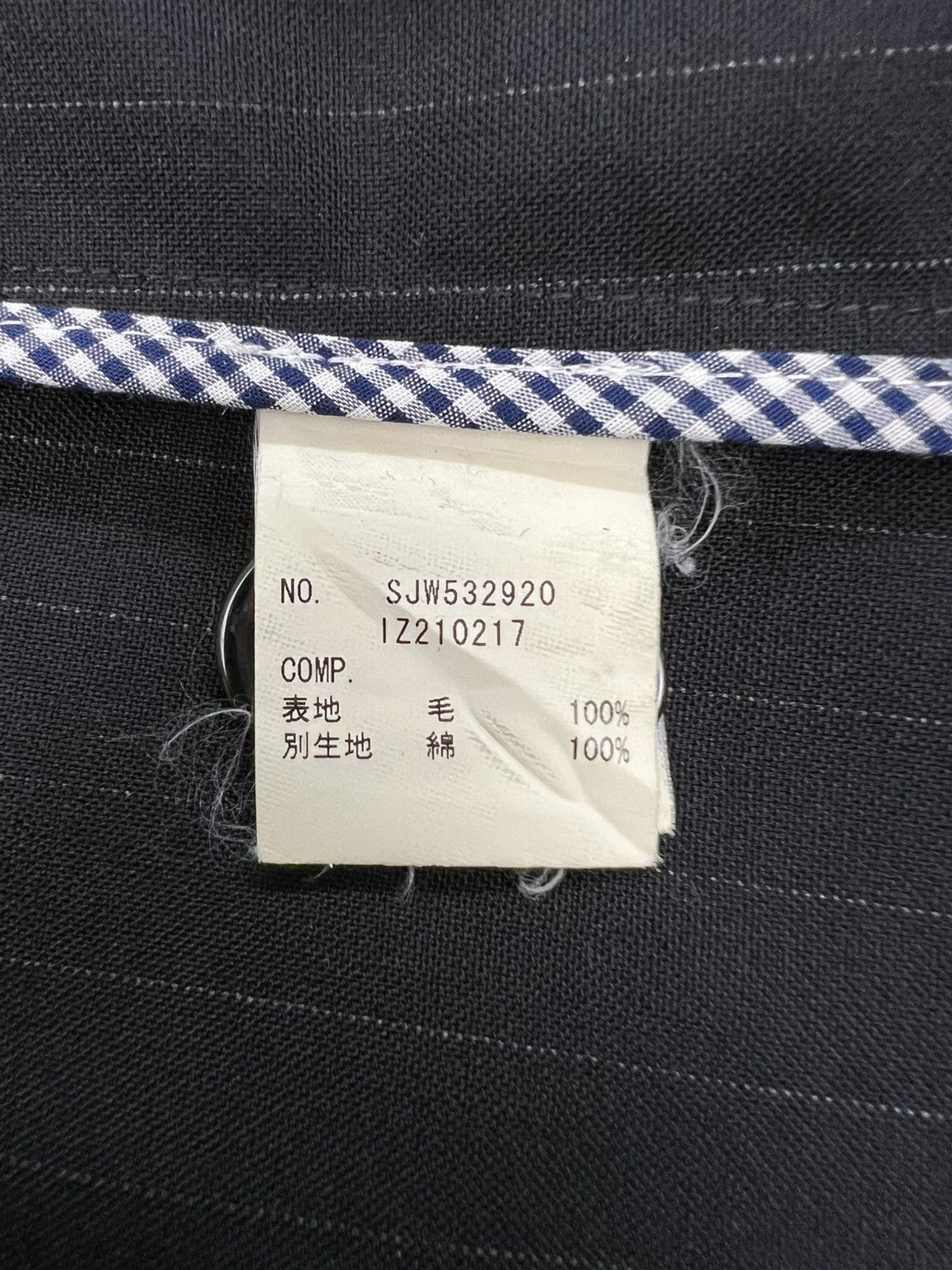 Designer Schiatti White Label Stripes Blazer Size 38S - 8 Thumbnail
