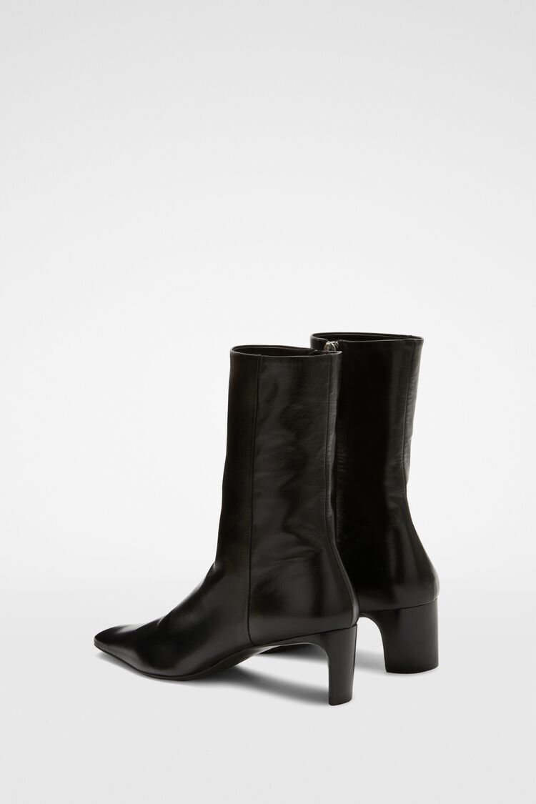 Jil Sander o1y1025 Ankle Boots in Black Size US 6 / IT 36 - 3 Thumbnail