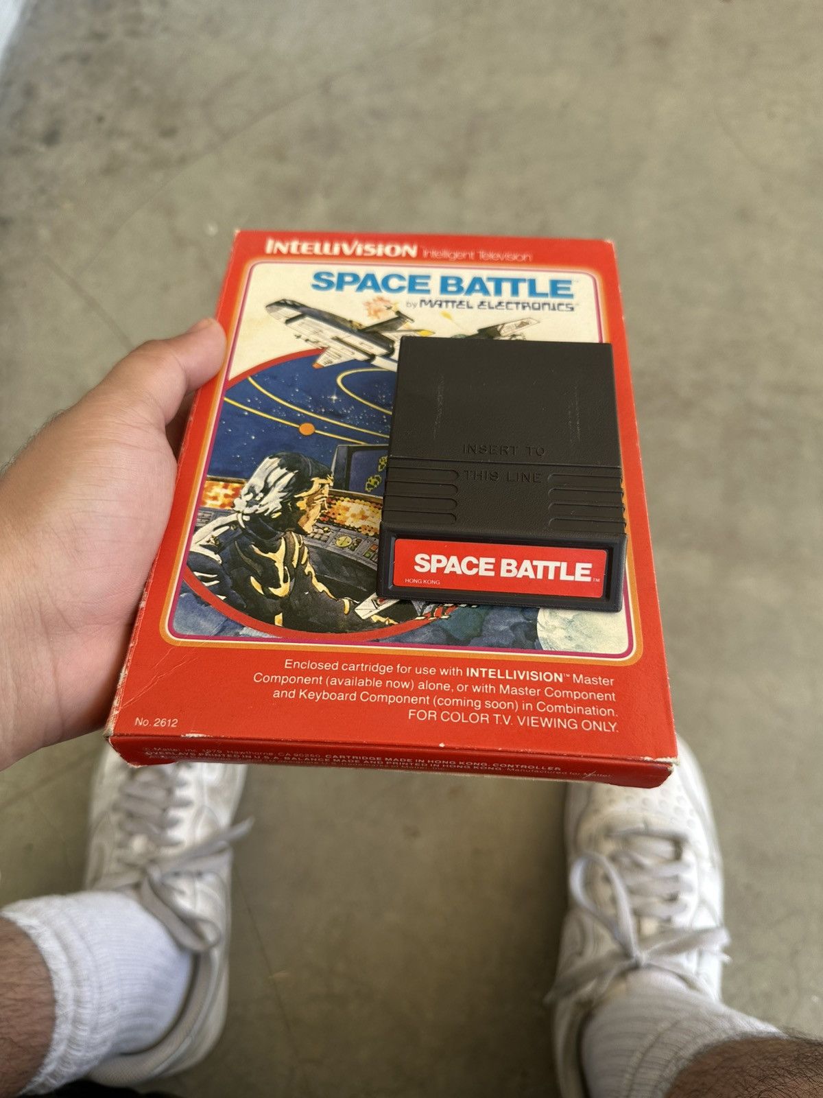 Nintendo Space Battle Mattel Intellivision 1979 Video Game in Box Size ONE SIZE - 2 Thumbnail