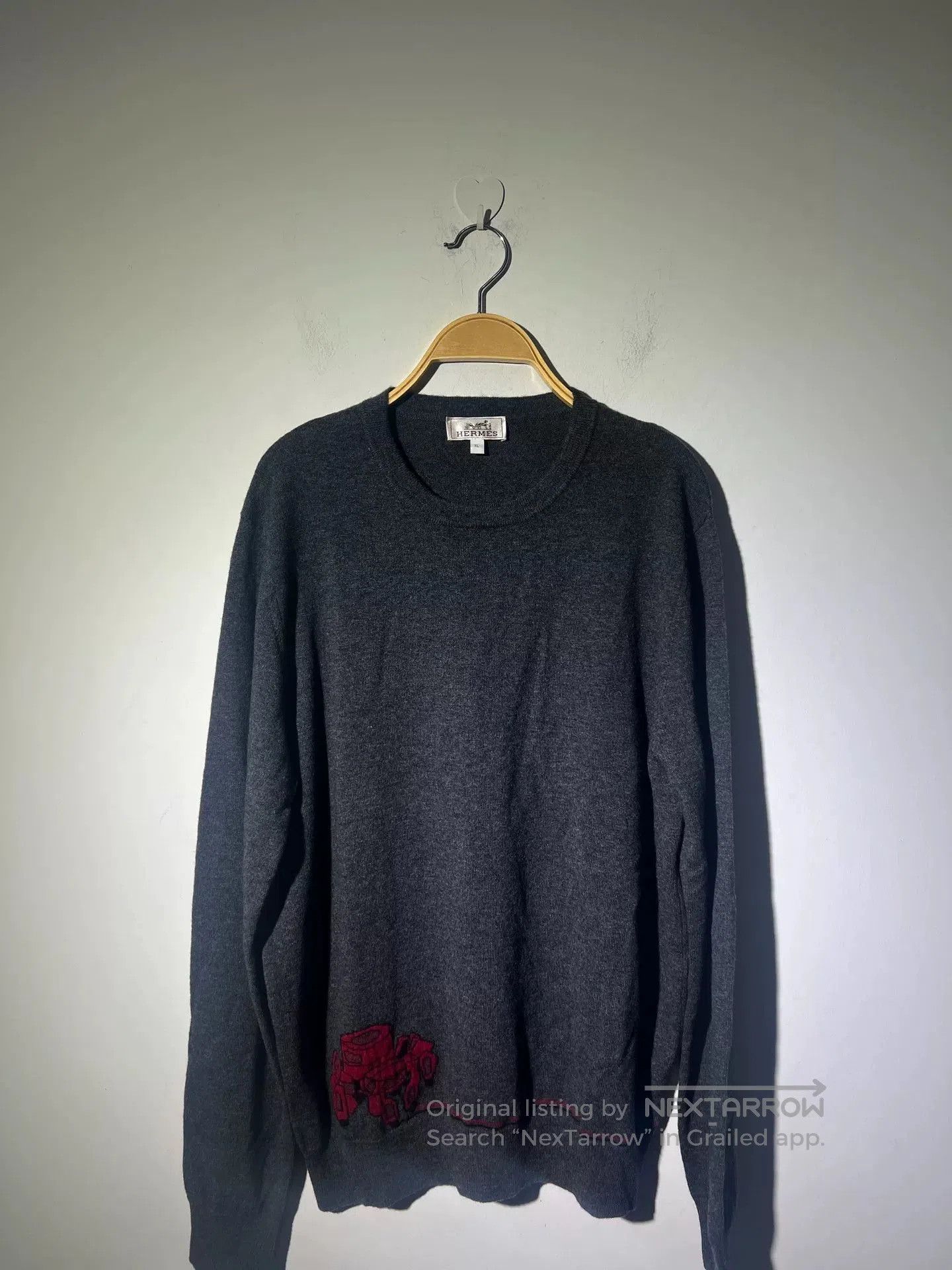 Hermes Hermes Men’s Sweater with Unique Design. Size US XL / EU 56 / 4 - 1 Thumbnail
