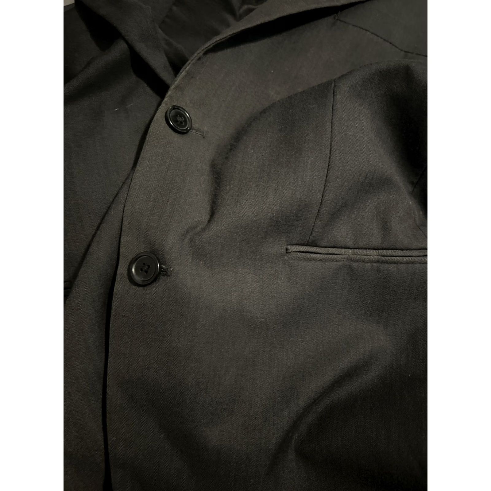Arrow VINTAGE? Arrow Suit Men Sport jacket Coat Size 38R black buttons pockets formal wear 419 Size 38R - 4 Thumbnail