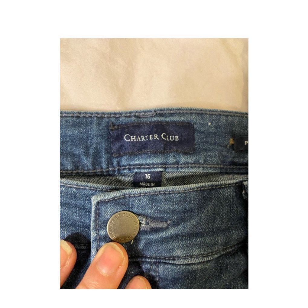 Other Classic Dark Wash Prescott Bootcut Jeans Charter Club 16 Size 38" / US 16 / IT 52 - 4 Thumbnail