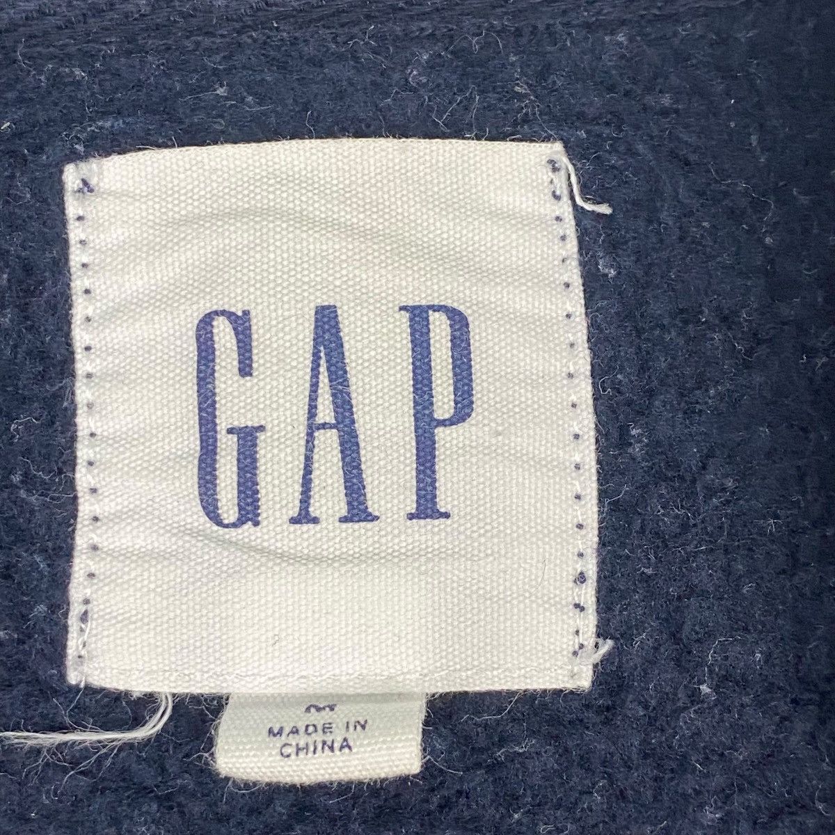 Other Vintage GAP Hoodie Full Zip Big Logo Embroidered NavyBlue Size US L / EU 52-54 / 3 - 5 Thumbnail