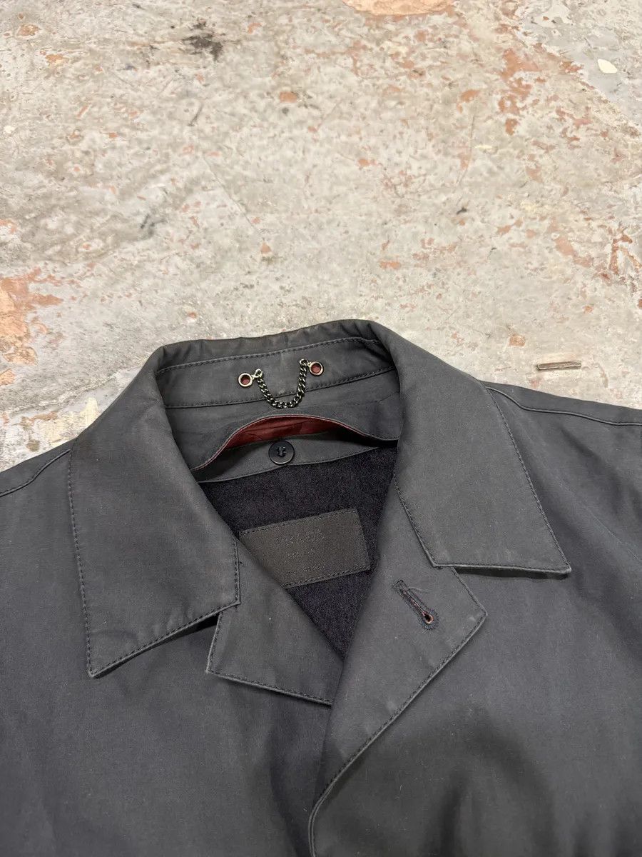 Prada 2000s Prada Black Imperial Premium Light Long Trench Jacket Size US M / EU 48-50 / 2 - 9 Thumbnail