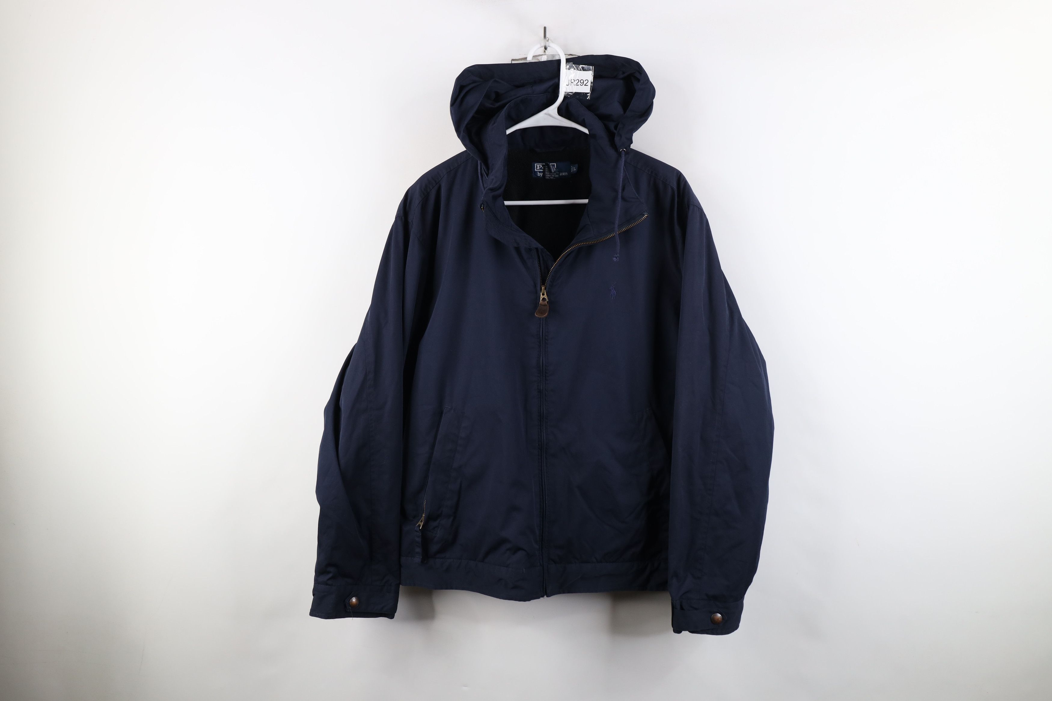 Ralph Lauren × Vintage Vintage 90s Ralph Lauren Lined Hooded Windbreaker Jacket Size US L / EU 52-54 / 3 - 1 Thumbnail