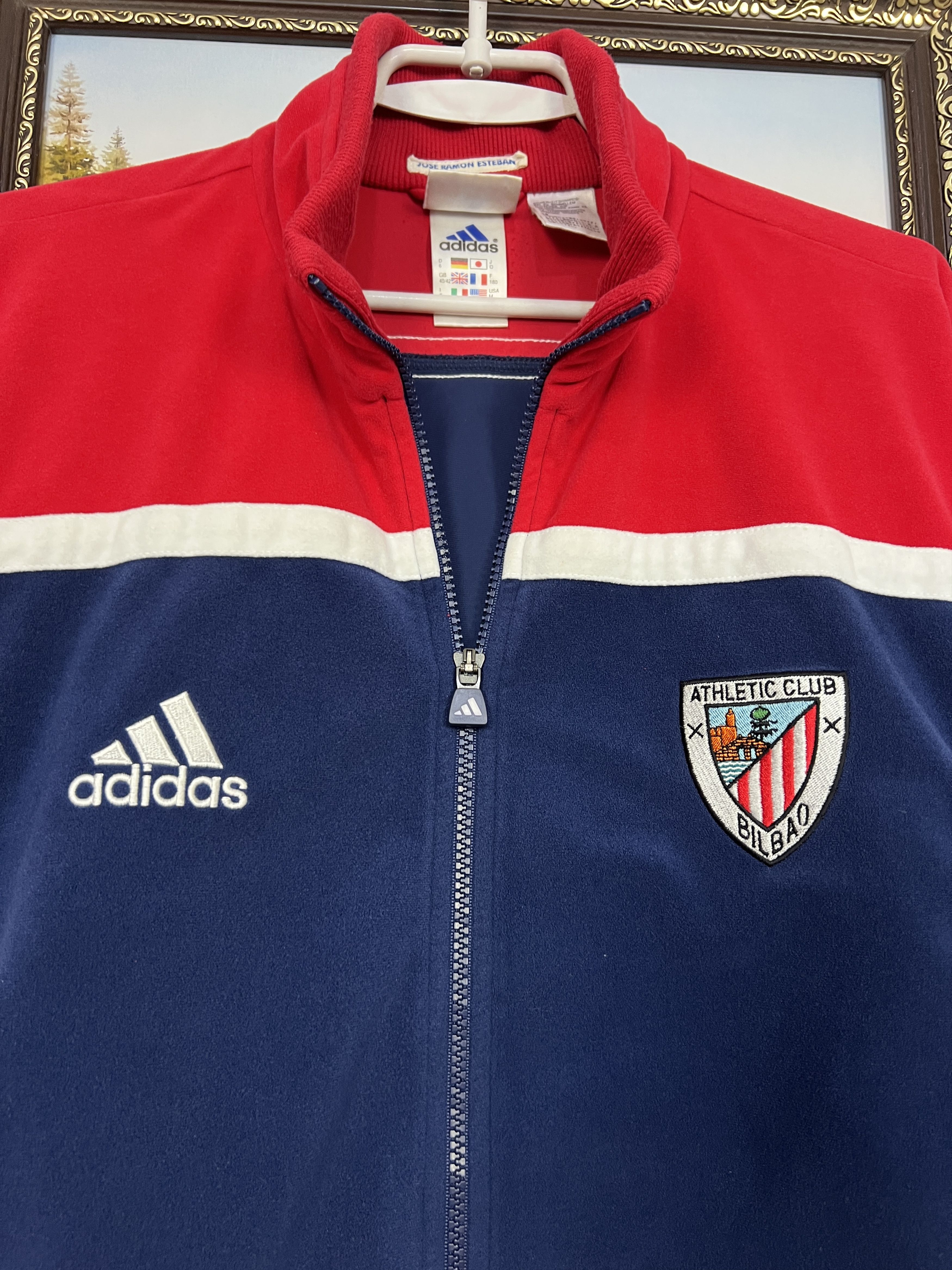 Adidas Vintage 90's Adidas Athletic Bilbao Atletic Club Jacket Size US M / EU 48-50 / 2 - 3 Thumbnail