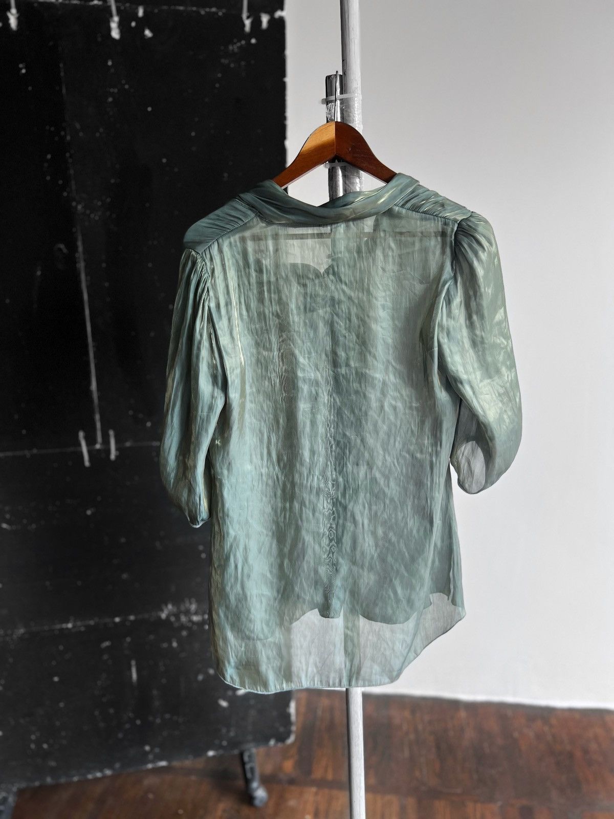 Designer Beate Heymann Street Couture Womens Premium Silk Blouse Size M / US 6-8 / IT 42-44 - 6 Thumbnail
