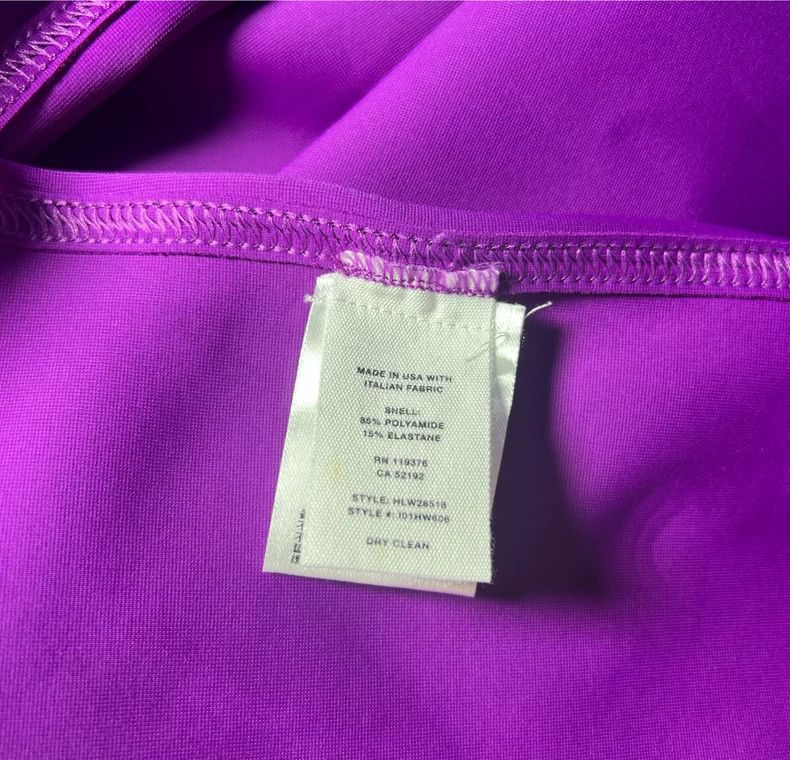 Helmut Lang HELMUT LANG Purple elastic dress Size XS / US 0-2 / IT 36-38 - 3 Thumbnail