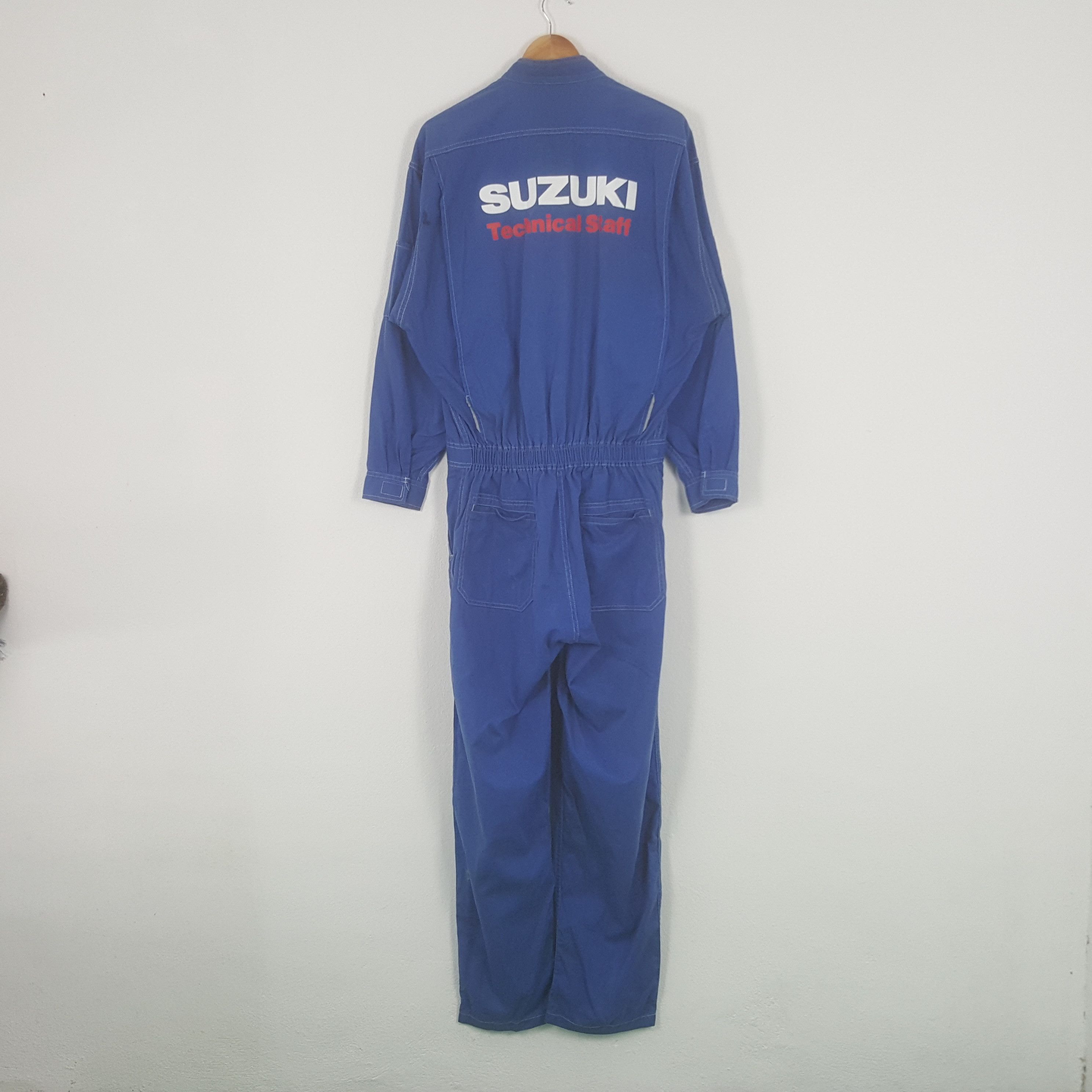 Vintage SUZUKI Japanese Brand Racing Coverall Coverall