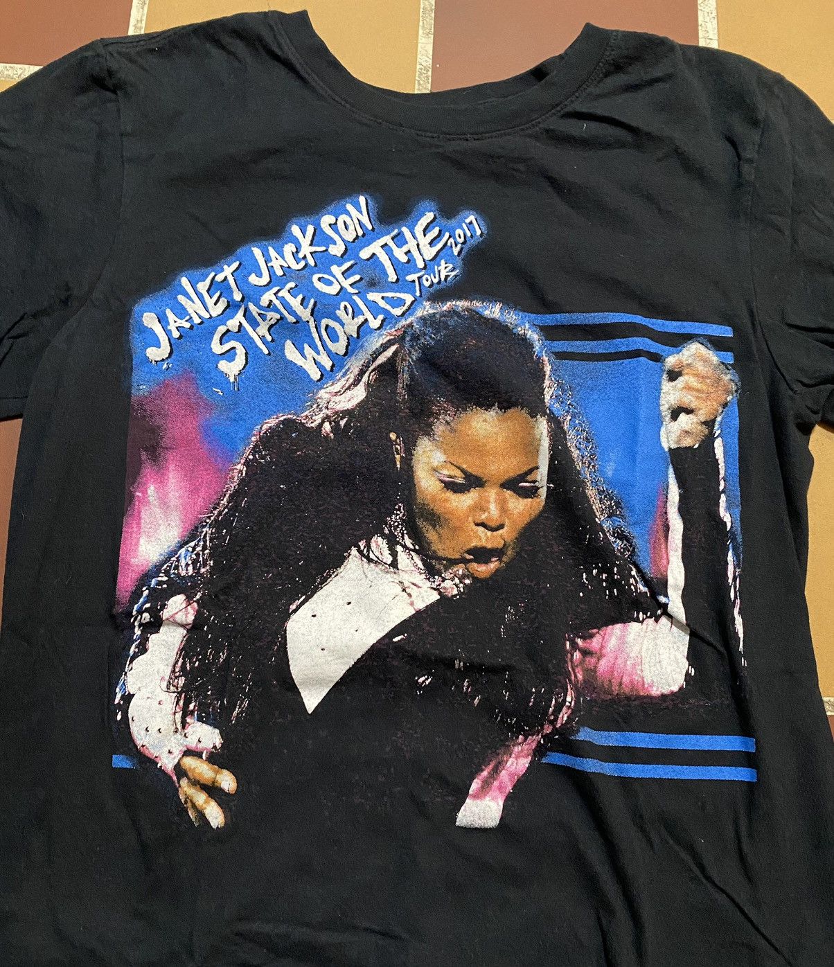 Band Tees Vintage Janet Jackson State Of The World tour 2017 shirt Size US S / EU 44-46 / 1 - 2 Thumbnail