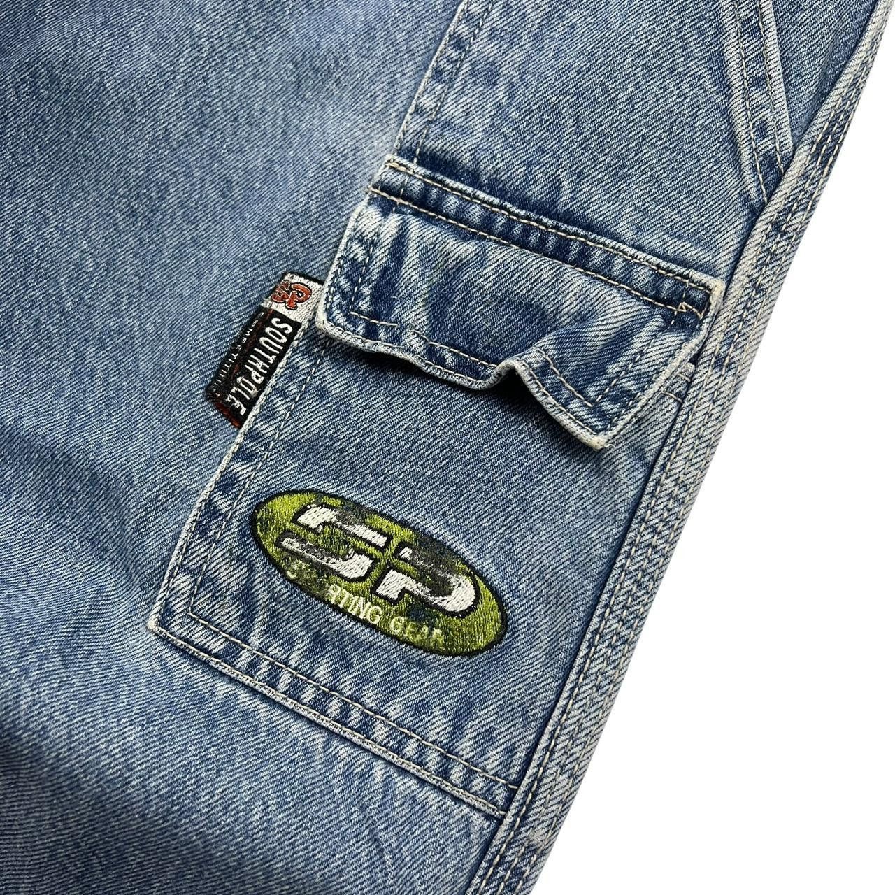 Southpole Vintage Baggy Southpole Light Wash Carpenter Jeans Waist 32 Size US 32 / EU 48 - 3 Thumbnail