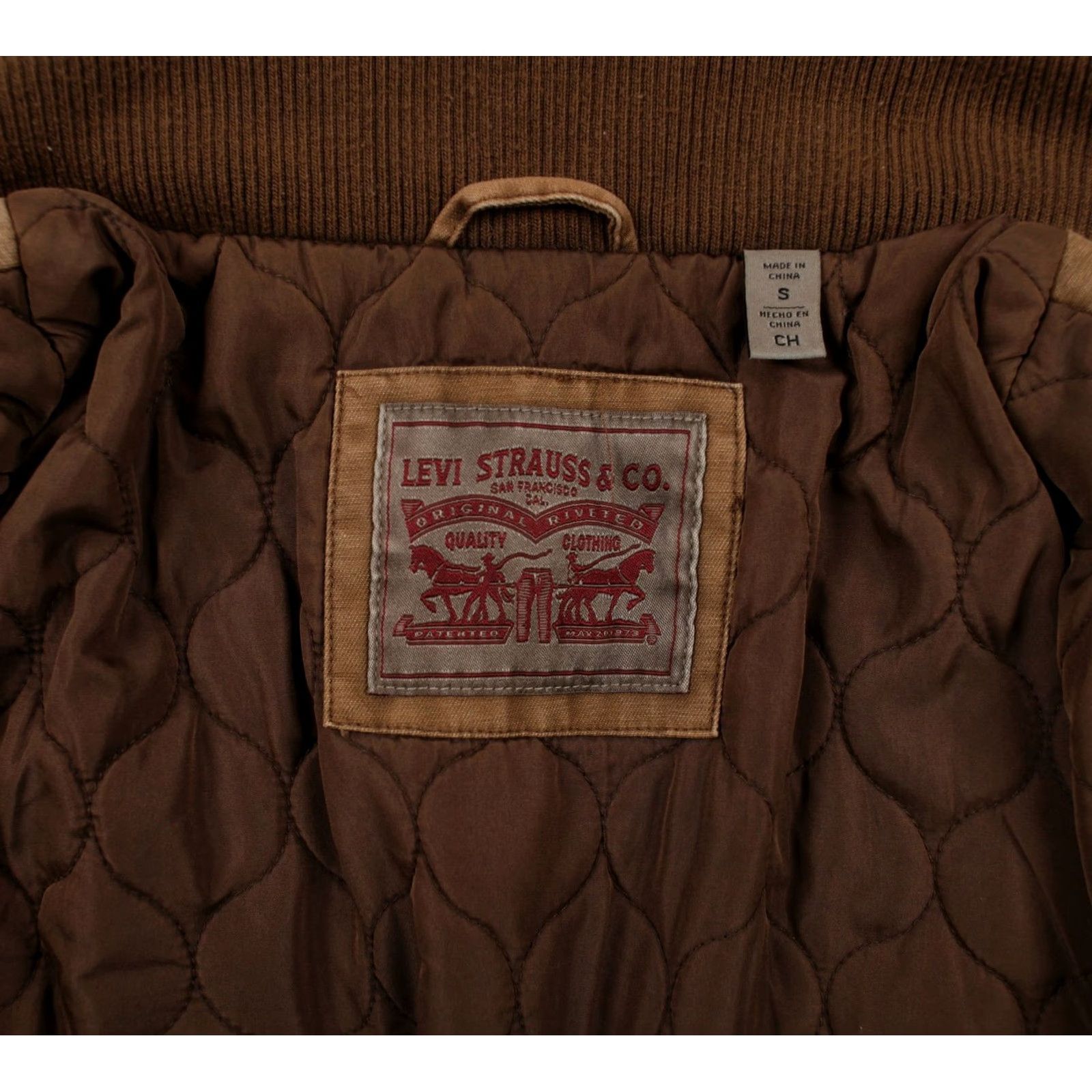 Levi's VINTAGE Levi's Workwear Jacket Mens S Red Tab Brown Jacket Size US S / EU 44-46 / 1 - 3 Thumbnail