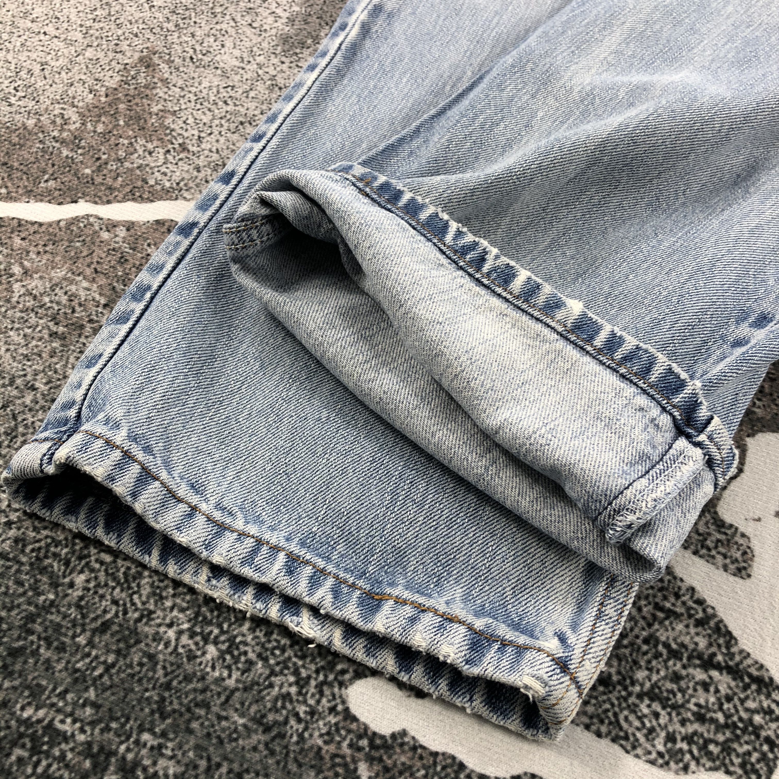 Levi's Vintage Levis 505 Jeans Stone Wash Denim KJ597 Size US 34 / EU 50 - 7 Thumbnail