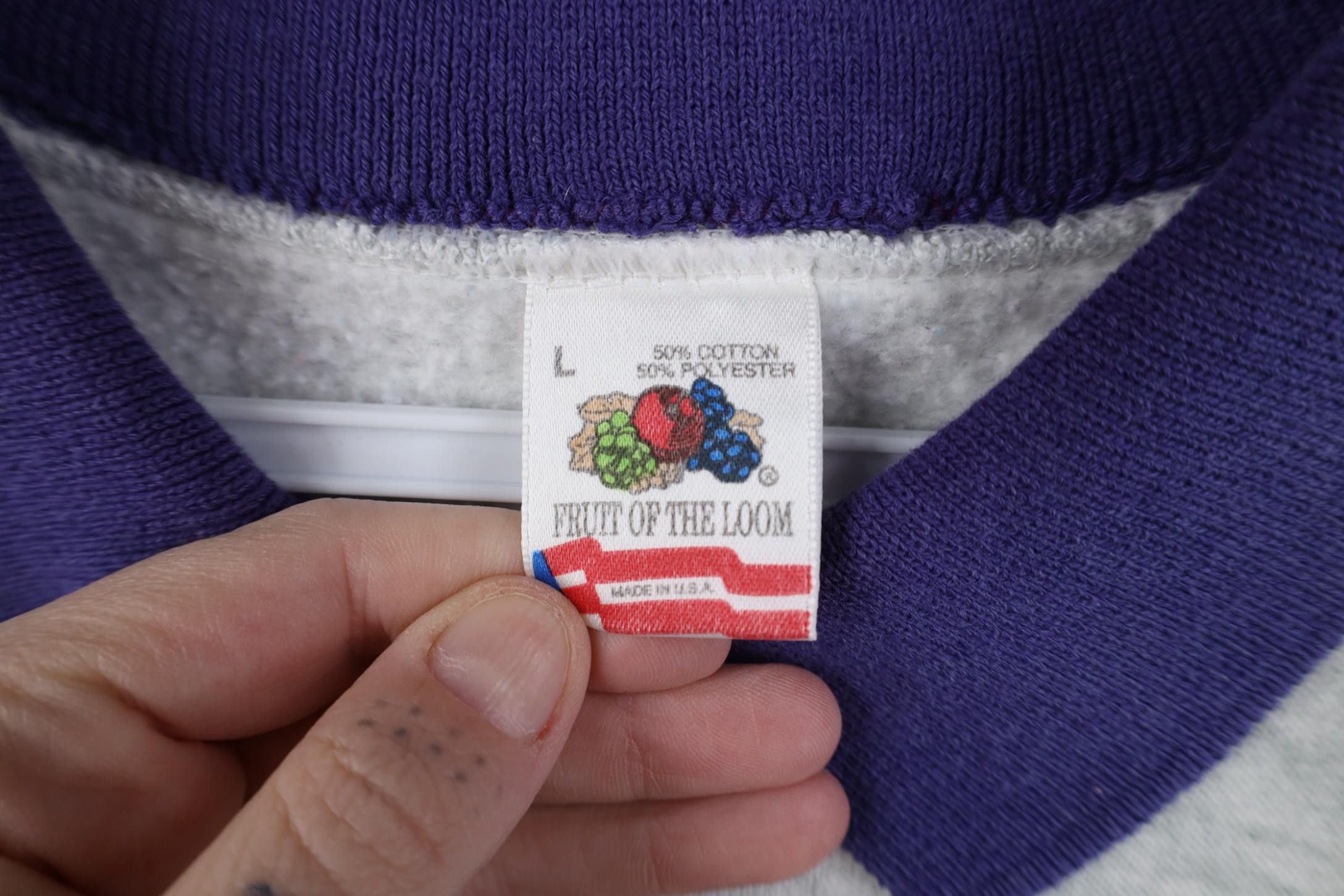 Vintage Vintage 90s Streetwear Grandma Collared Sweatshirt USA Size L / US 10 / IT 46 - 12 Thumbnail